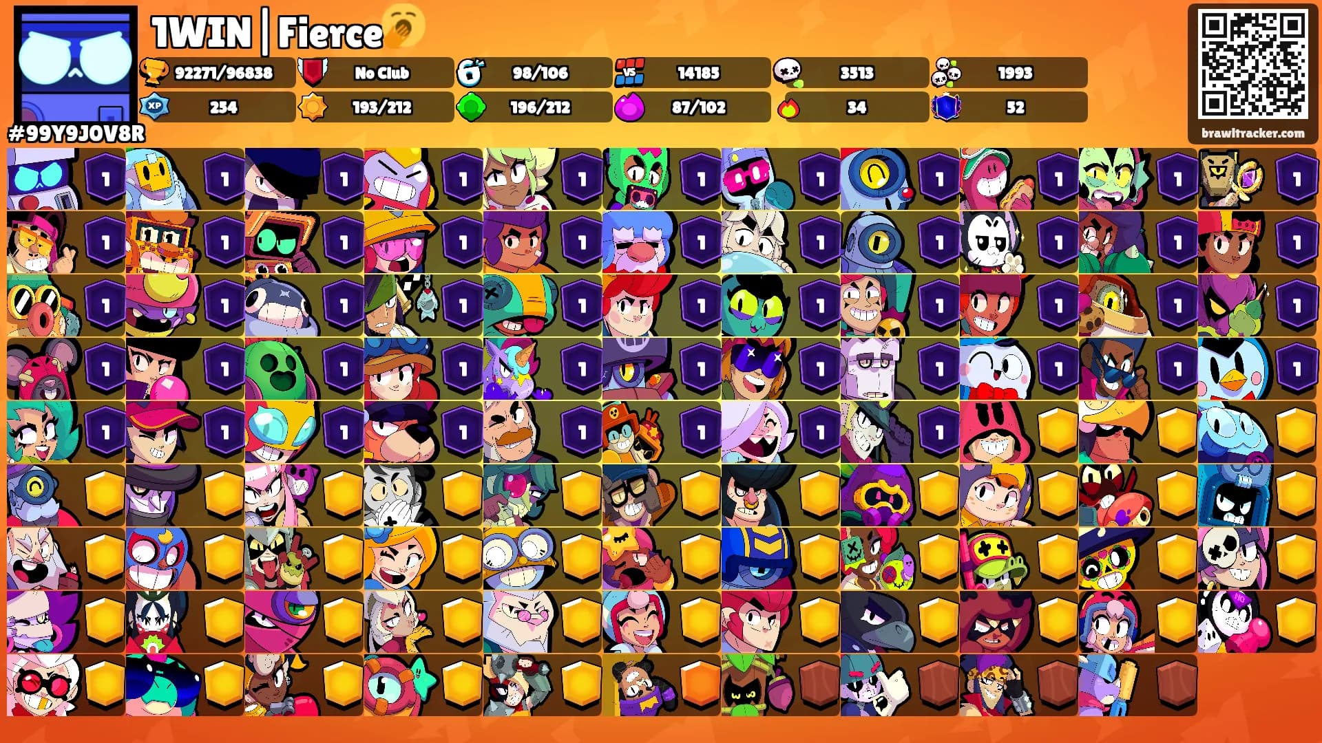 1WIN|Fierce🥱's Ranks