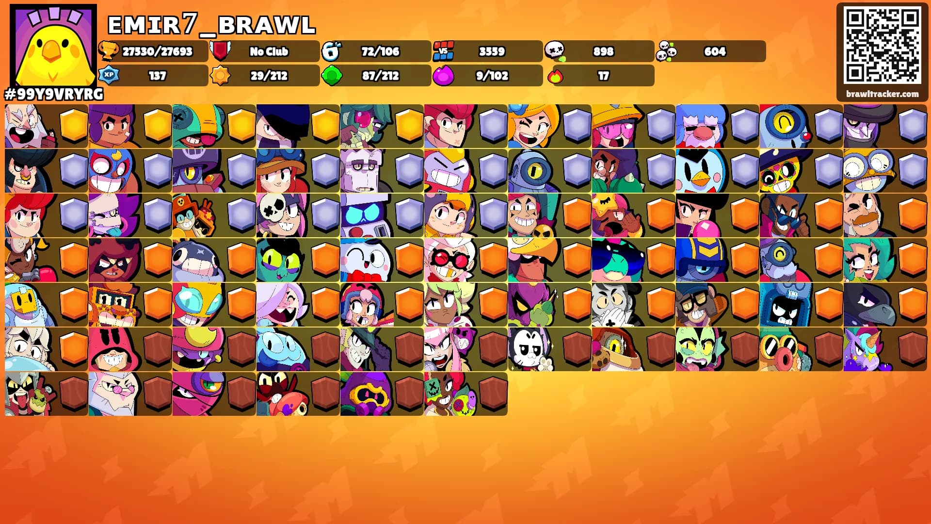 ᴇᴍɪʀ𝟽_ʙʀᴀᴡʟ's Ranks