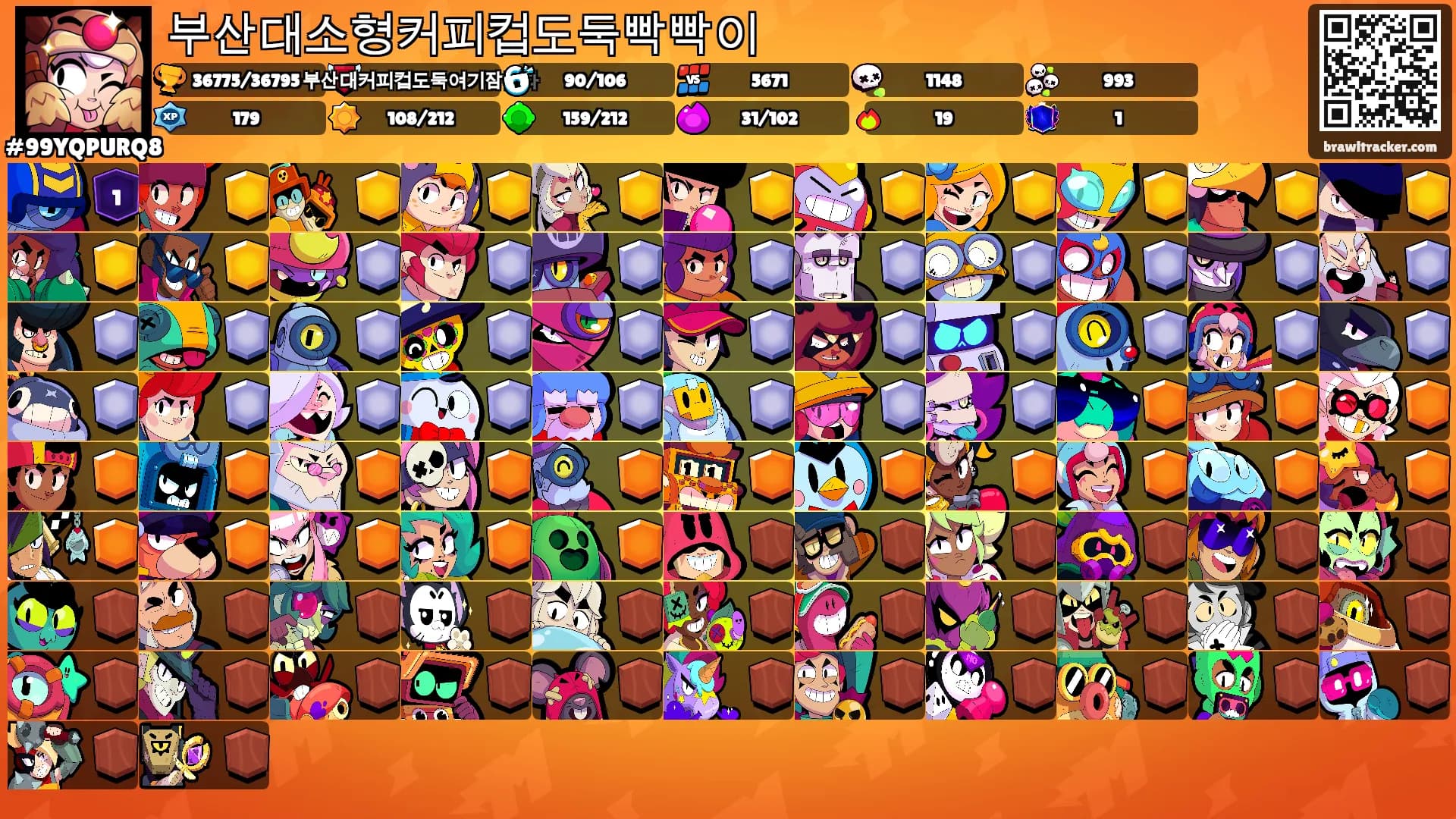 부산대소형커피컵도둑빡빡이's Ranks