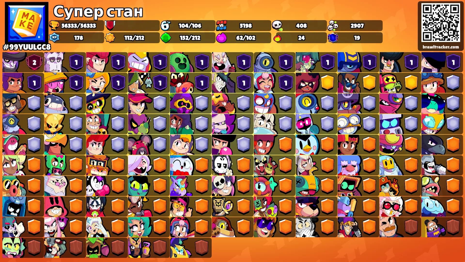 Супер стан's Ranks