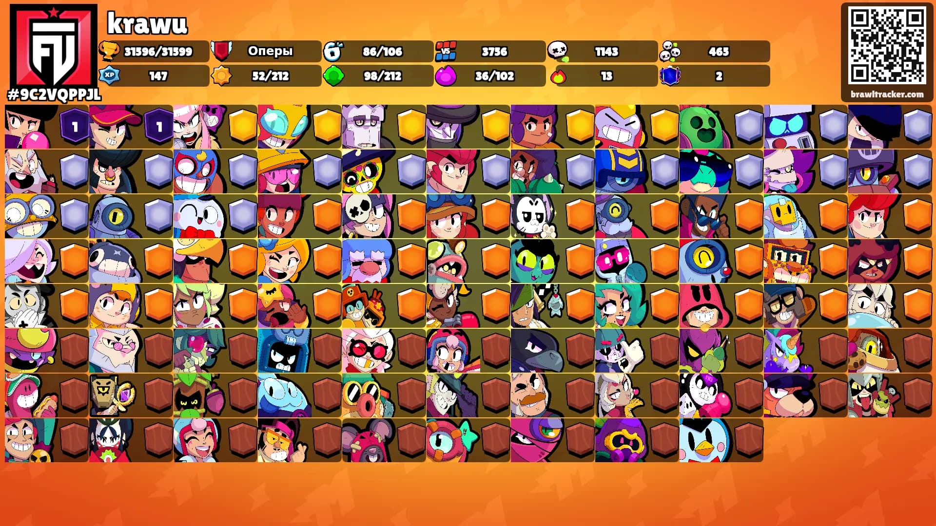 krawu's Ranks