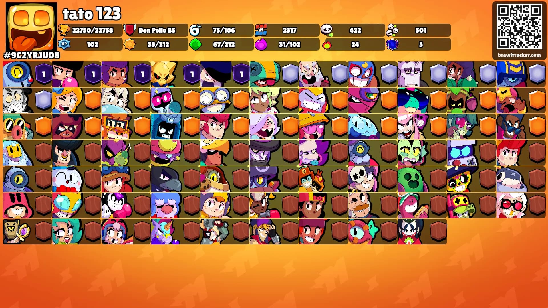 tato 123's Ranks