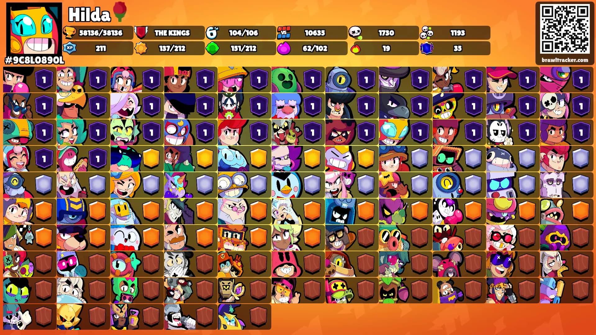Hilda🌹's Ranks