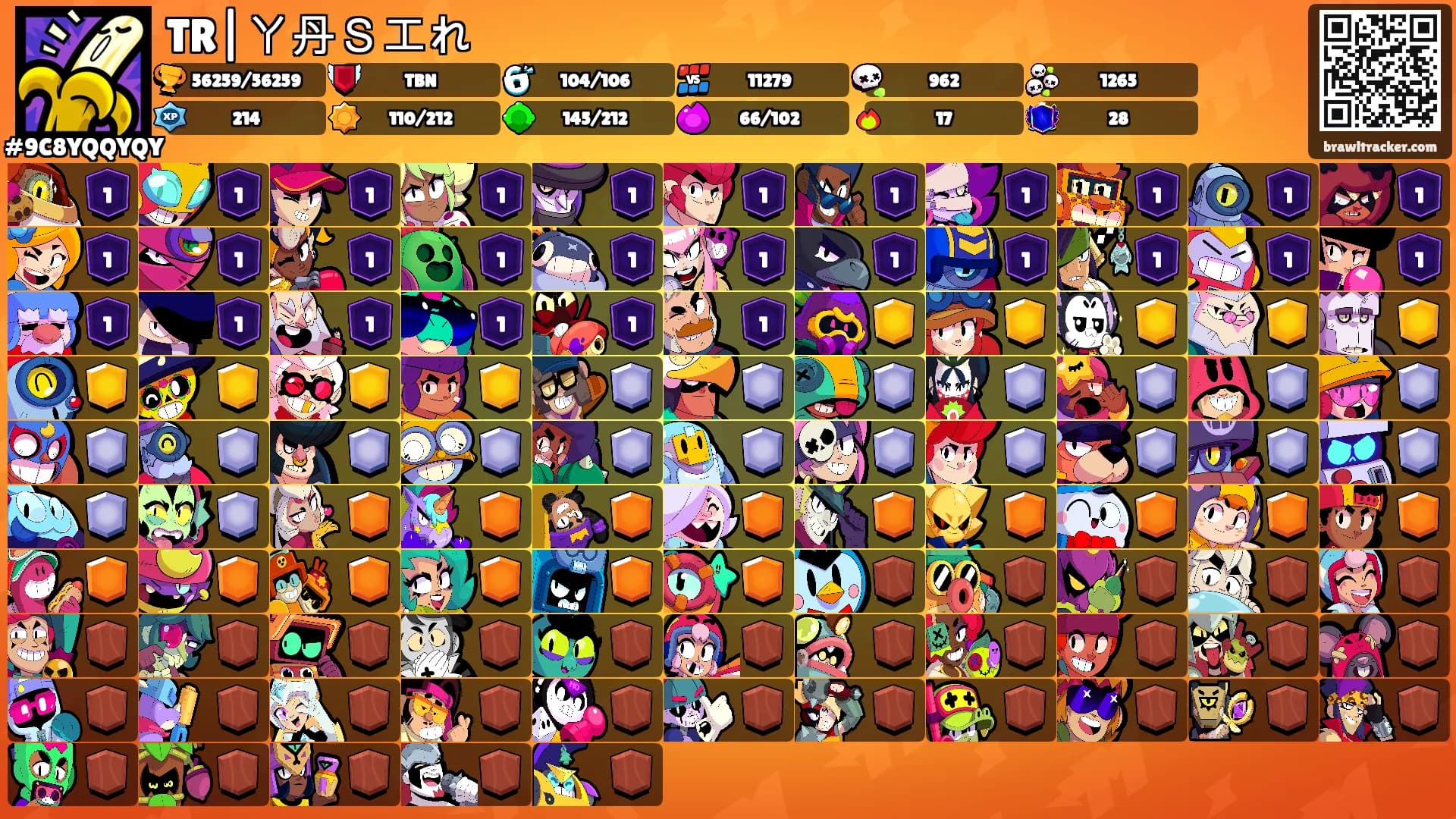 TR|ㄚ丹Ｓ工れ's Ranks