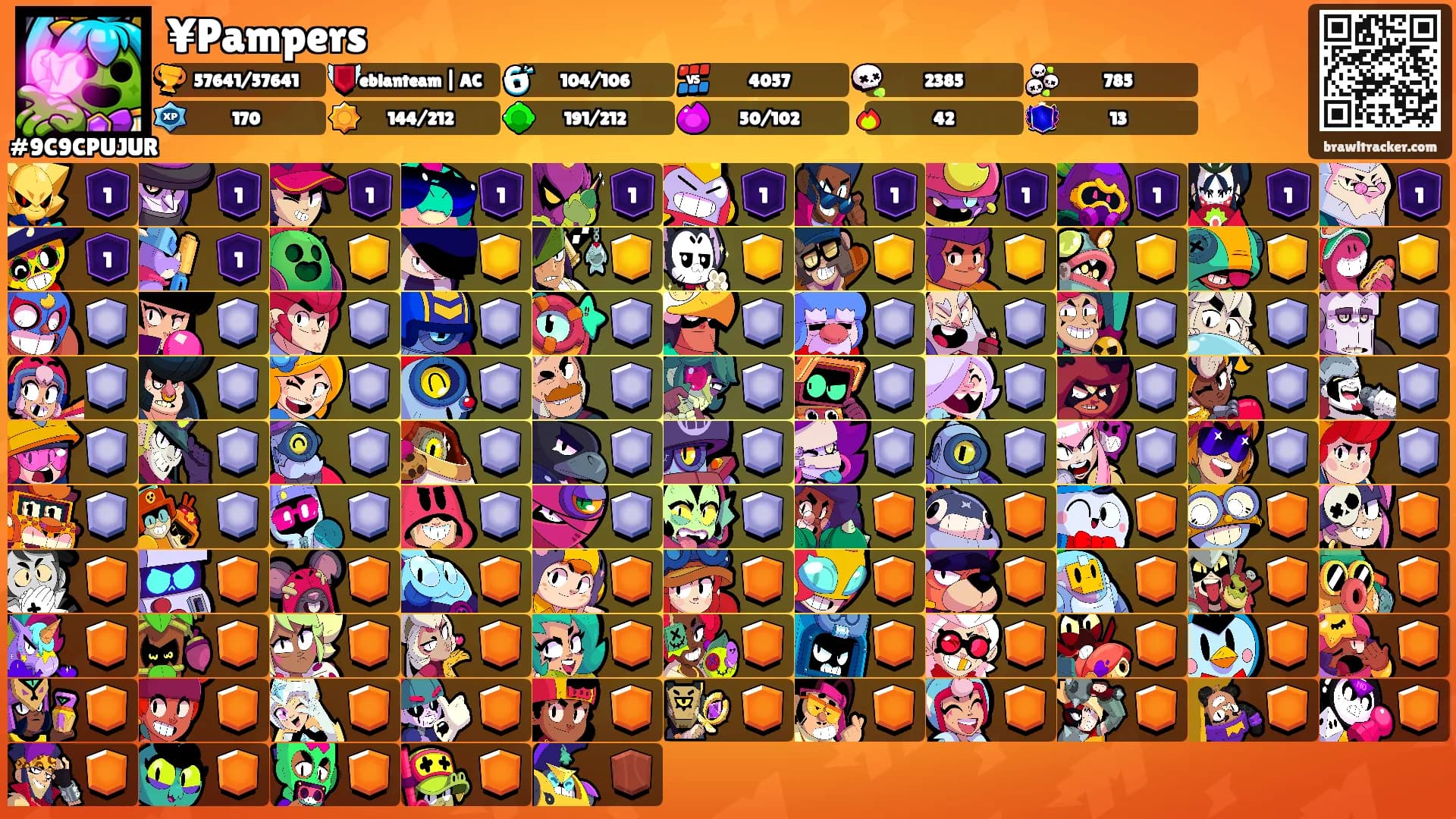 ¥Pampers's Ranks