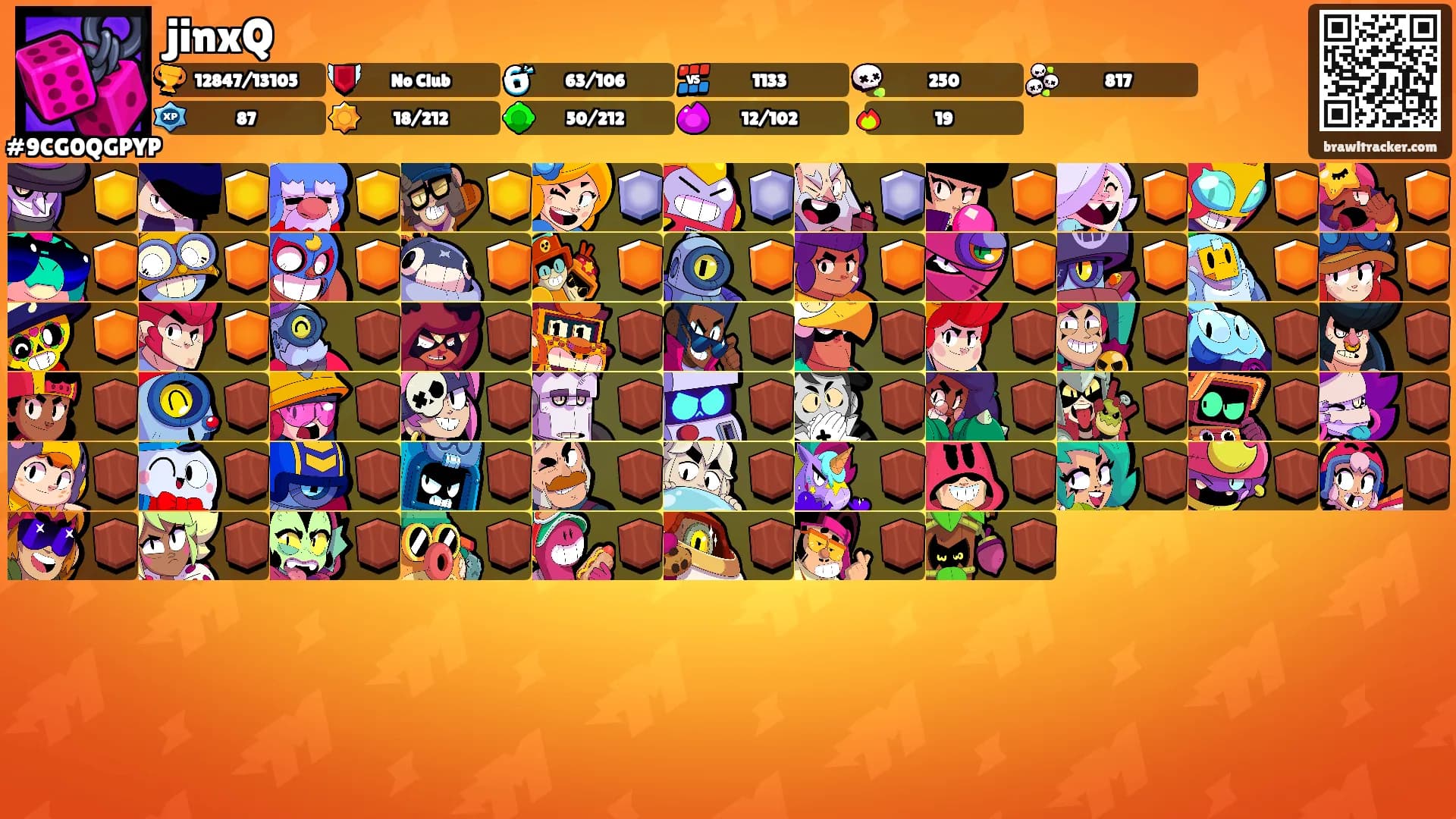 jinxQ's Ranks