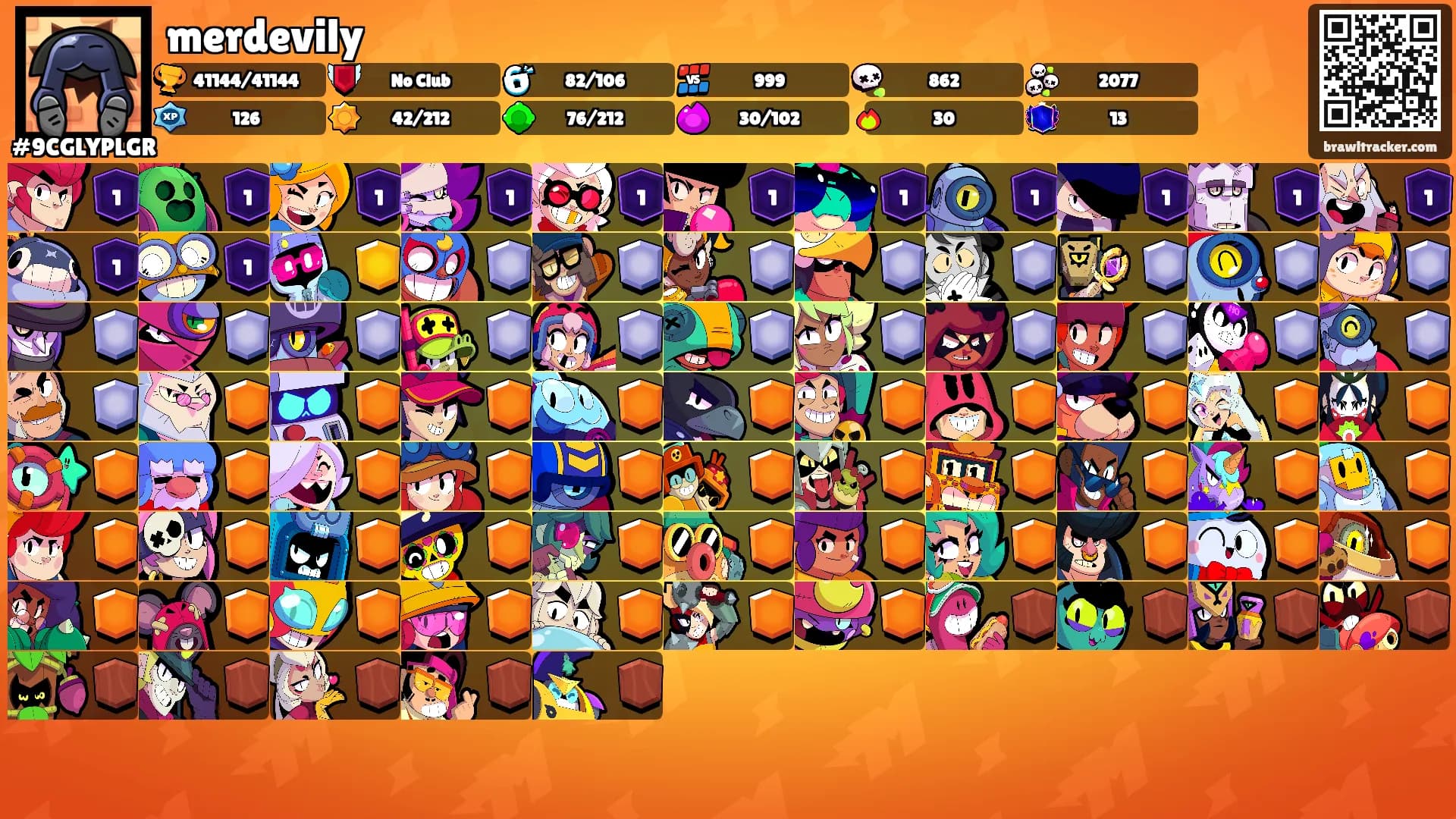 merdevily's Ranks