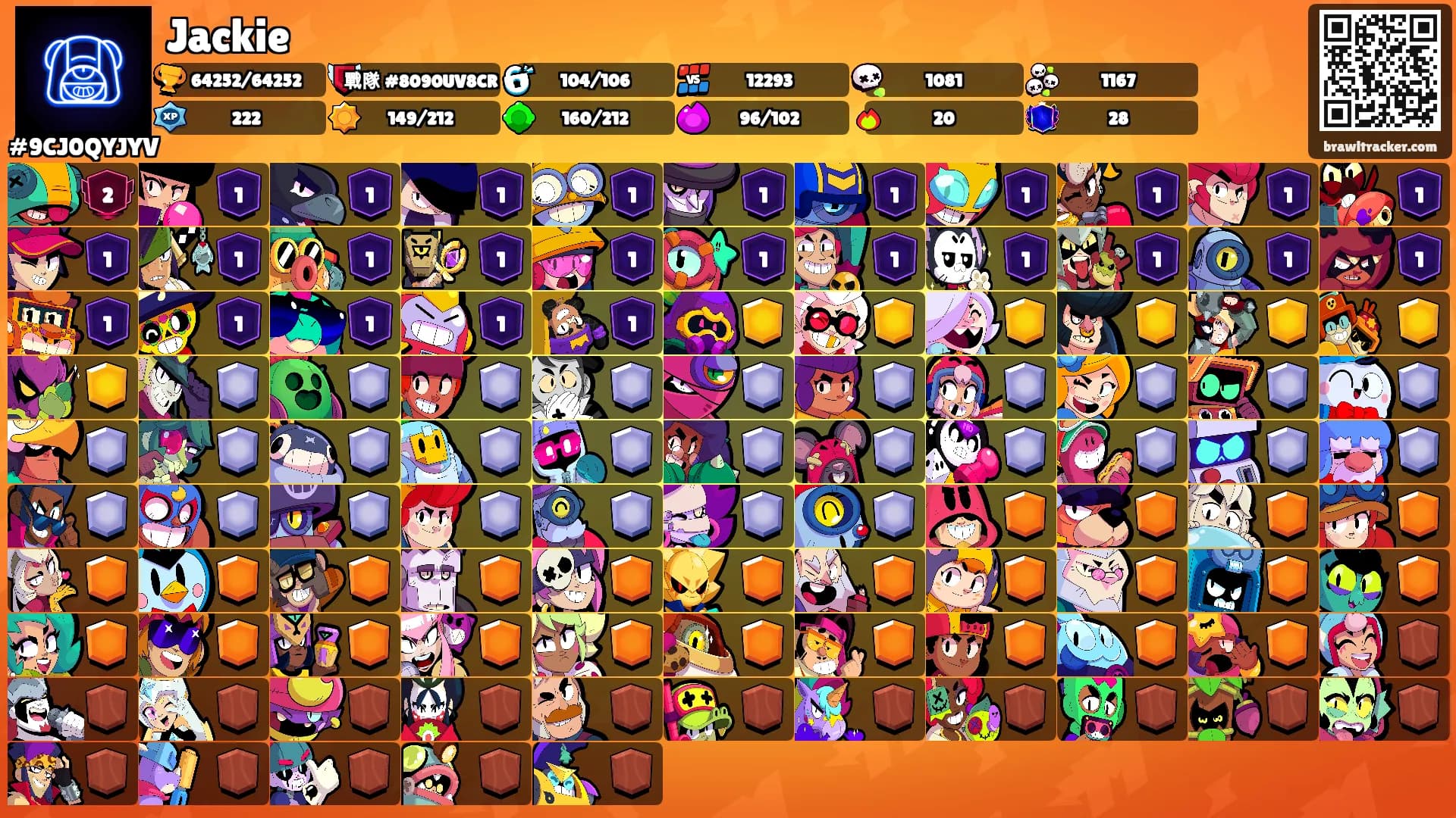 Jackie's Ranks