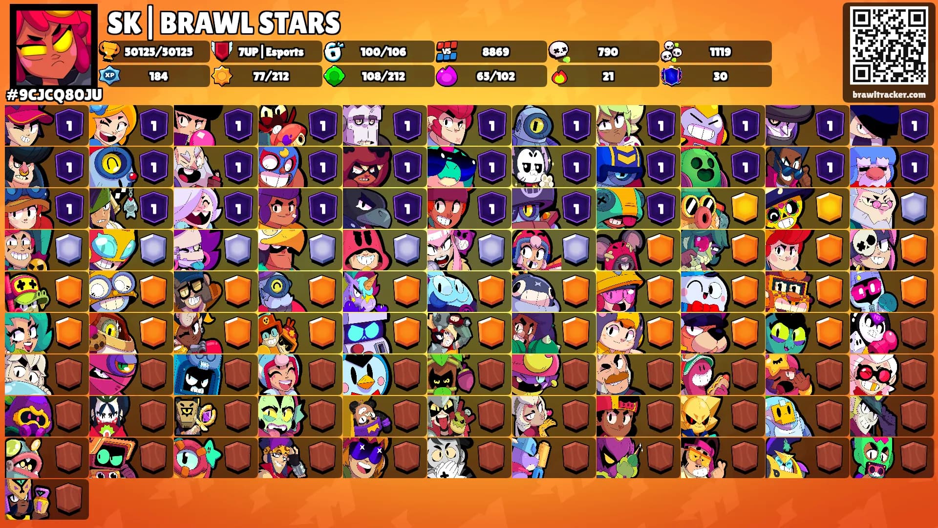 SK|BRAWL STARS's Ranks