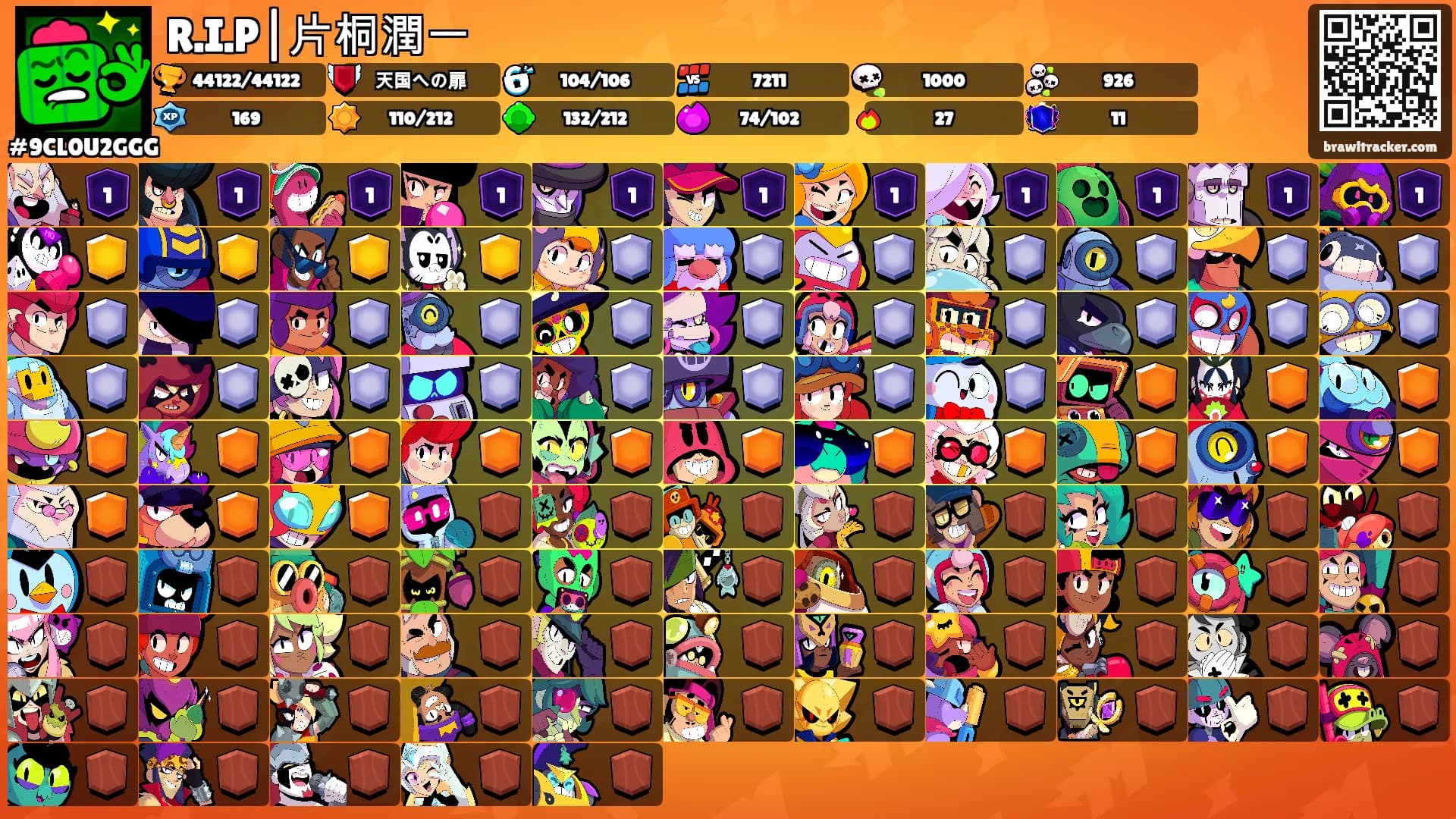 R.I.P|片桐潤一's Ranks