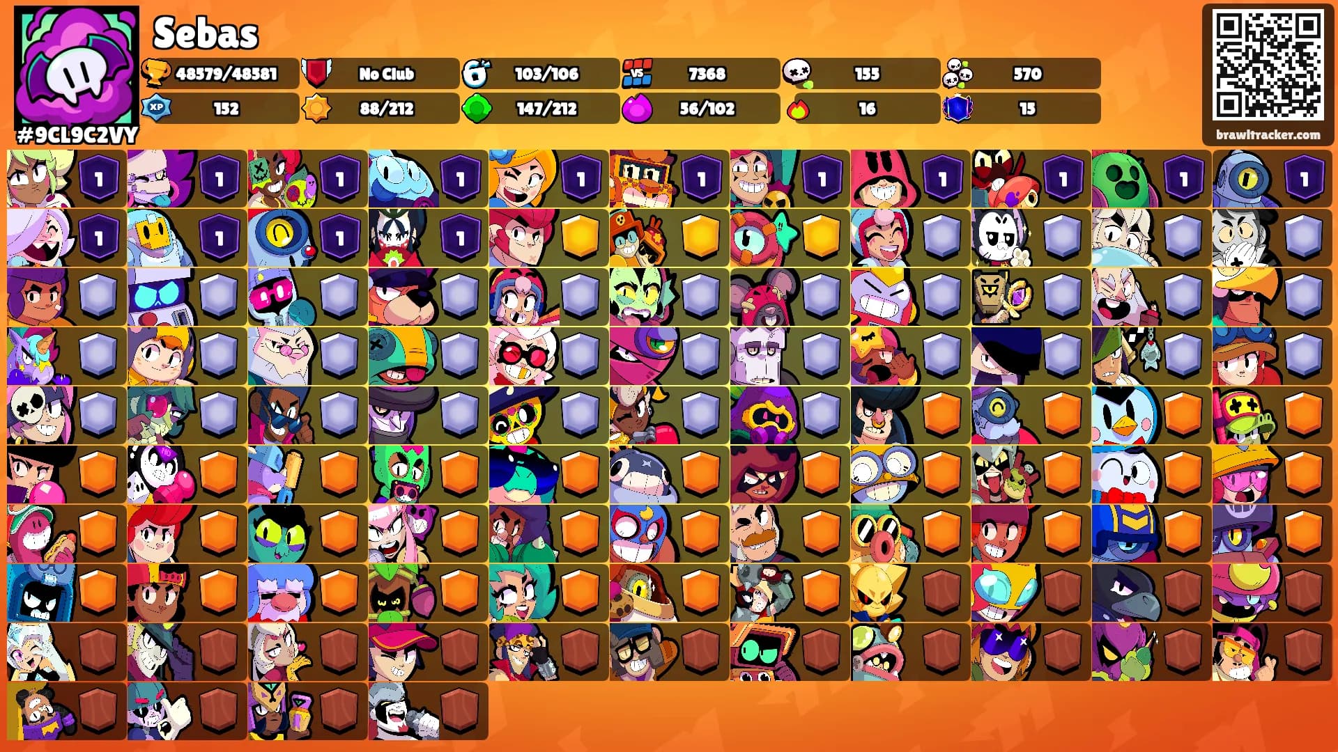 Sebas's Ranks