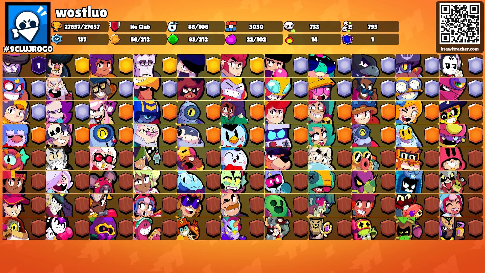 wostluo's Ranks