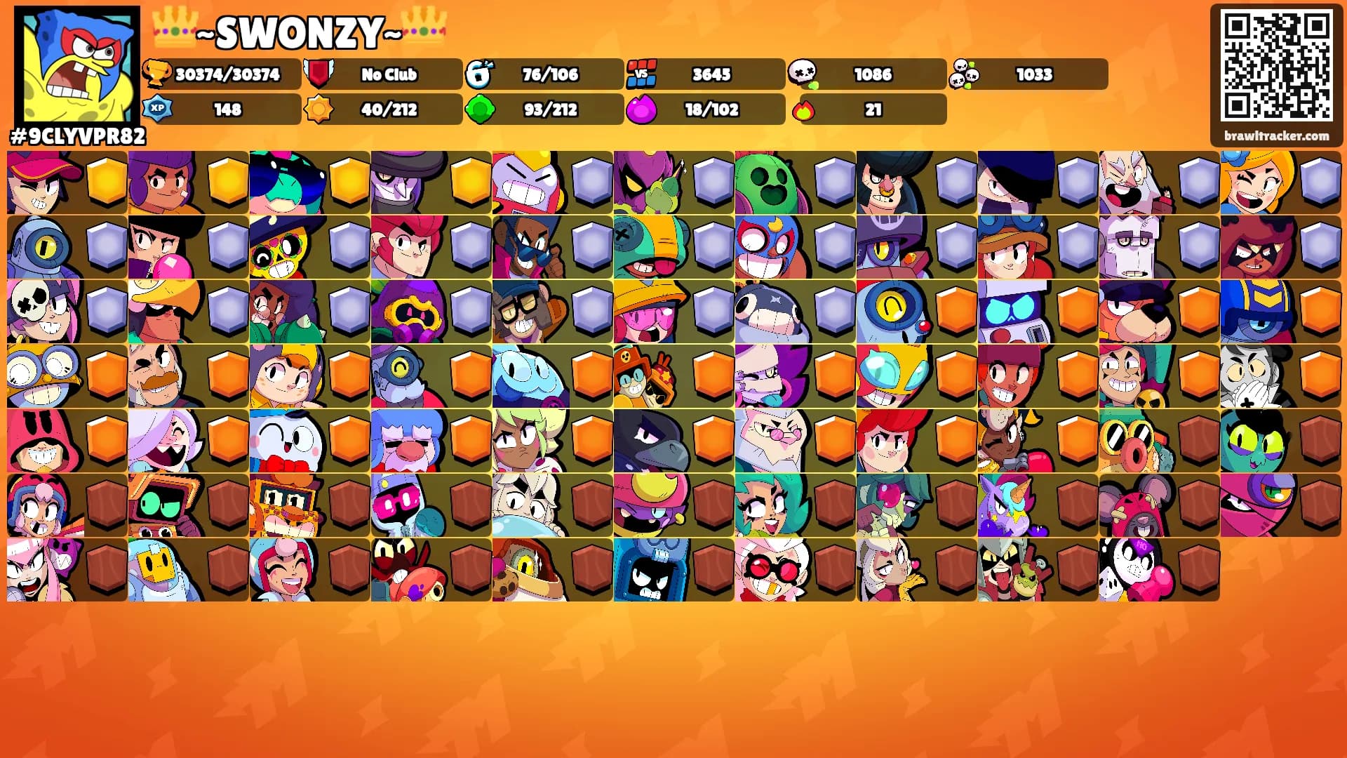👑~SWONZY~👑's Ranks