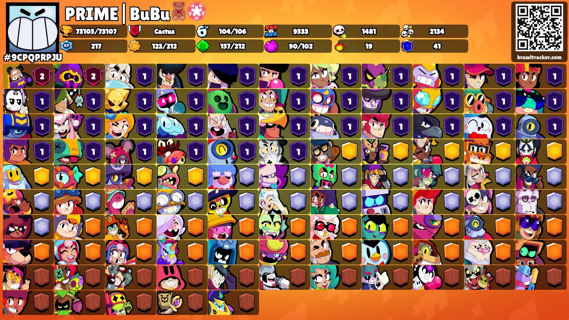 PRIME|BuBu🧸💮's Ranks