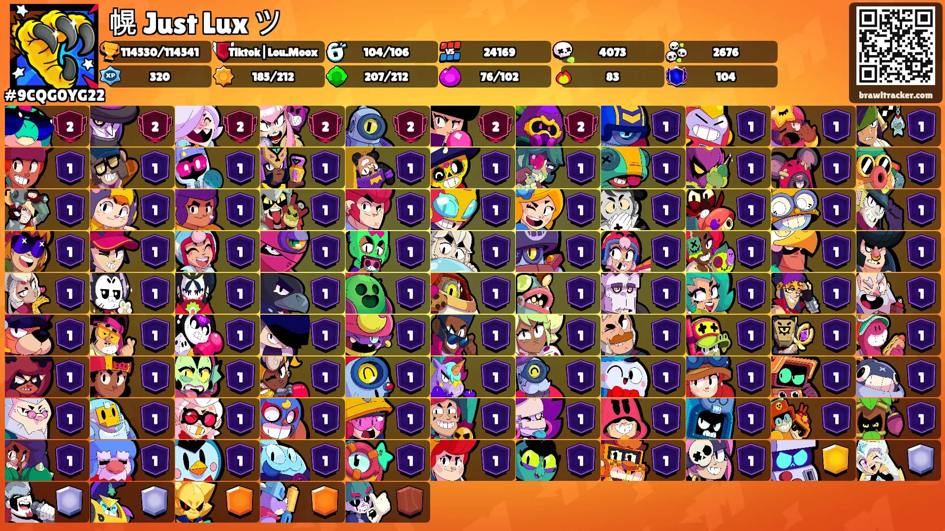 幌 Just Lux ツ's Ranks