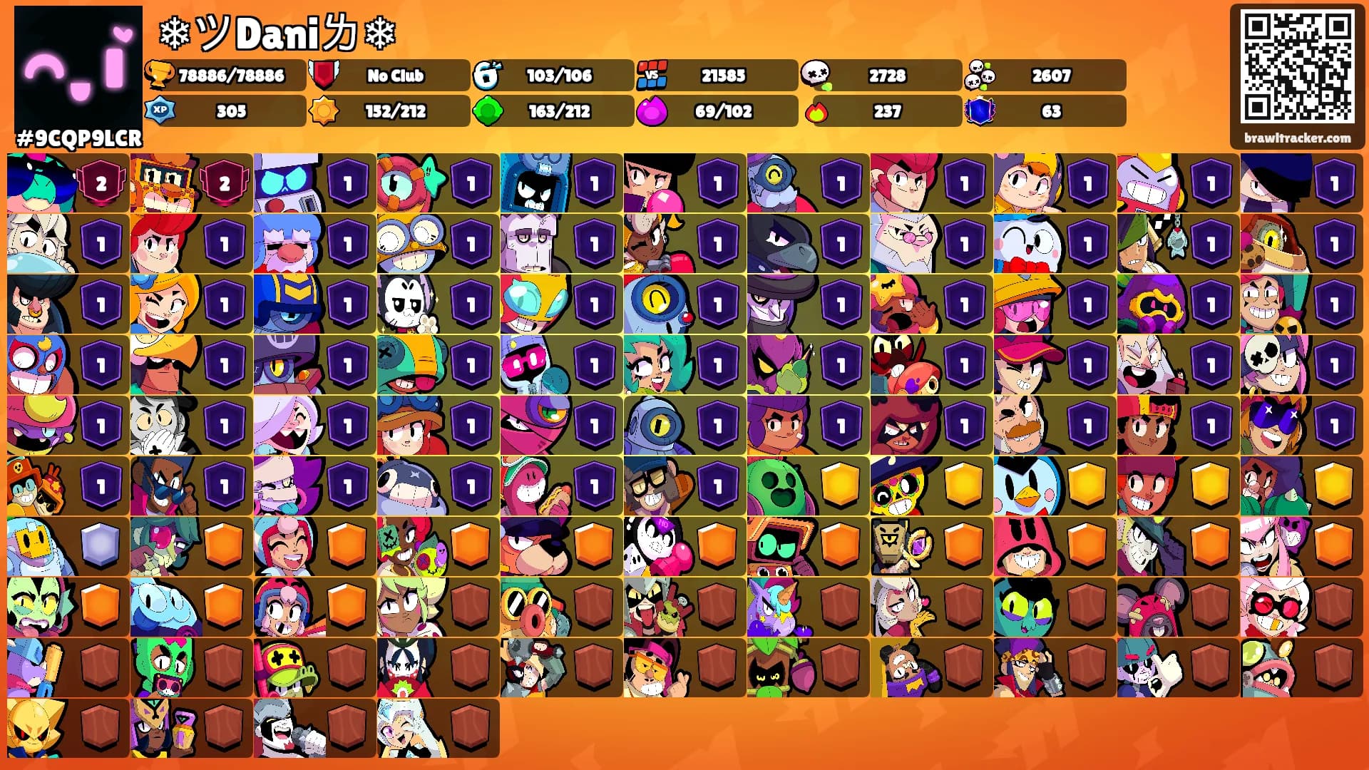 ❄ツDaniㄌ❄'s Ranks