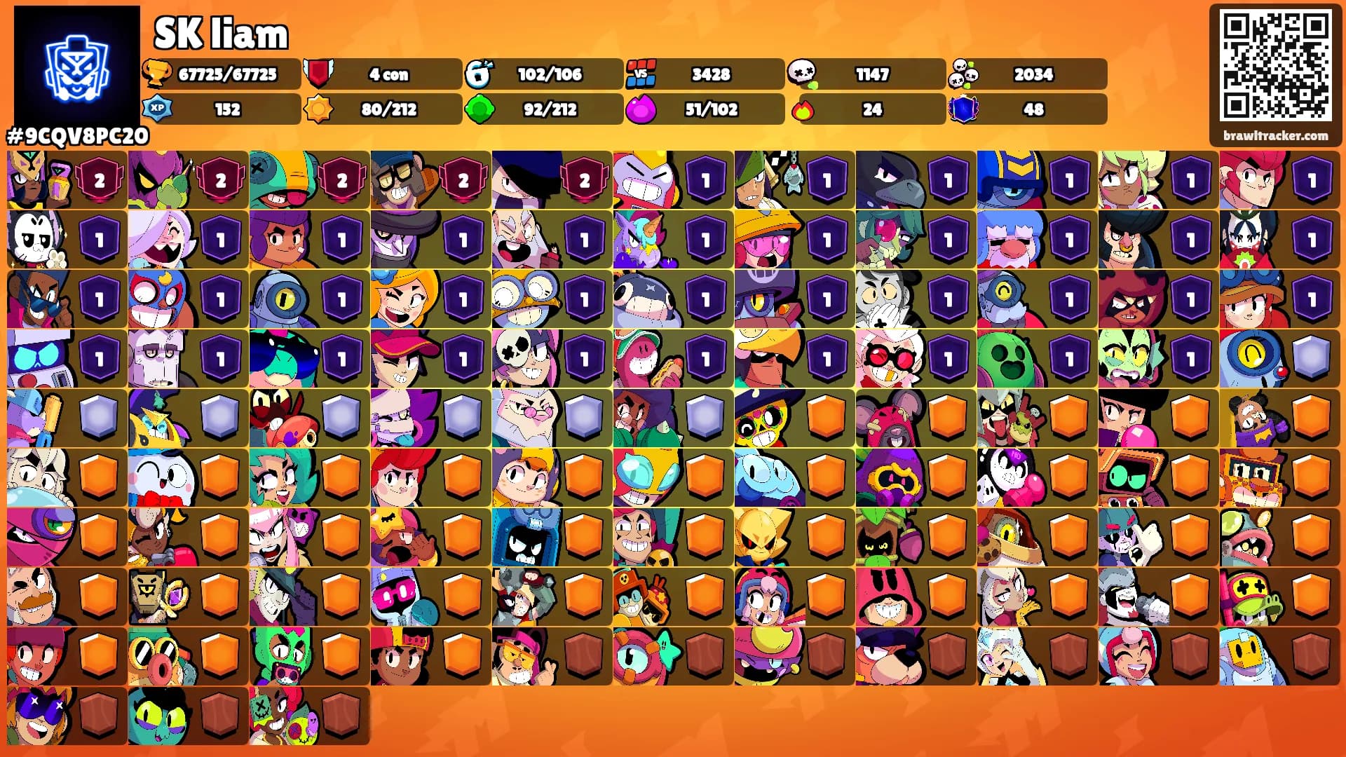 SK liam's Ranks