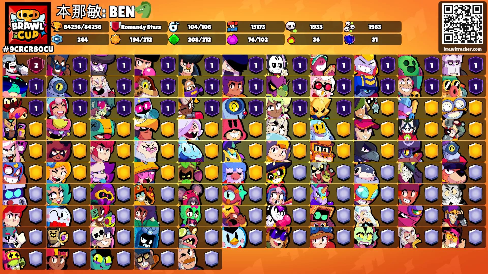 本那敏: BEN🐲's Ranks