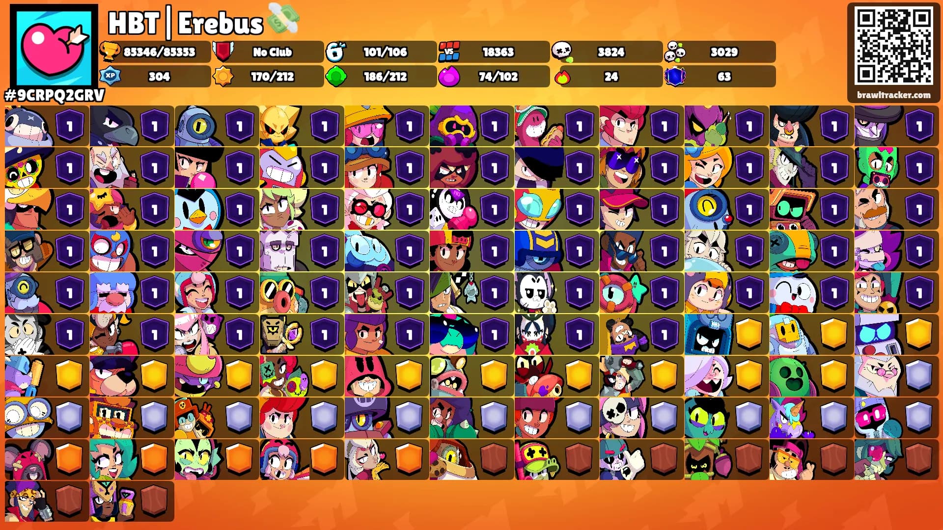 HBT|Erebus 💸's Ranks