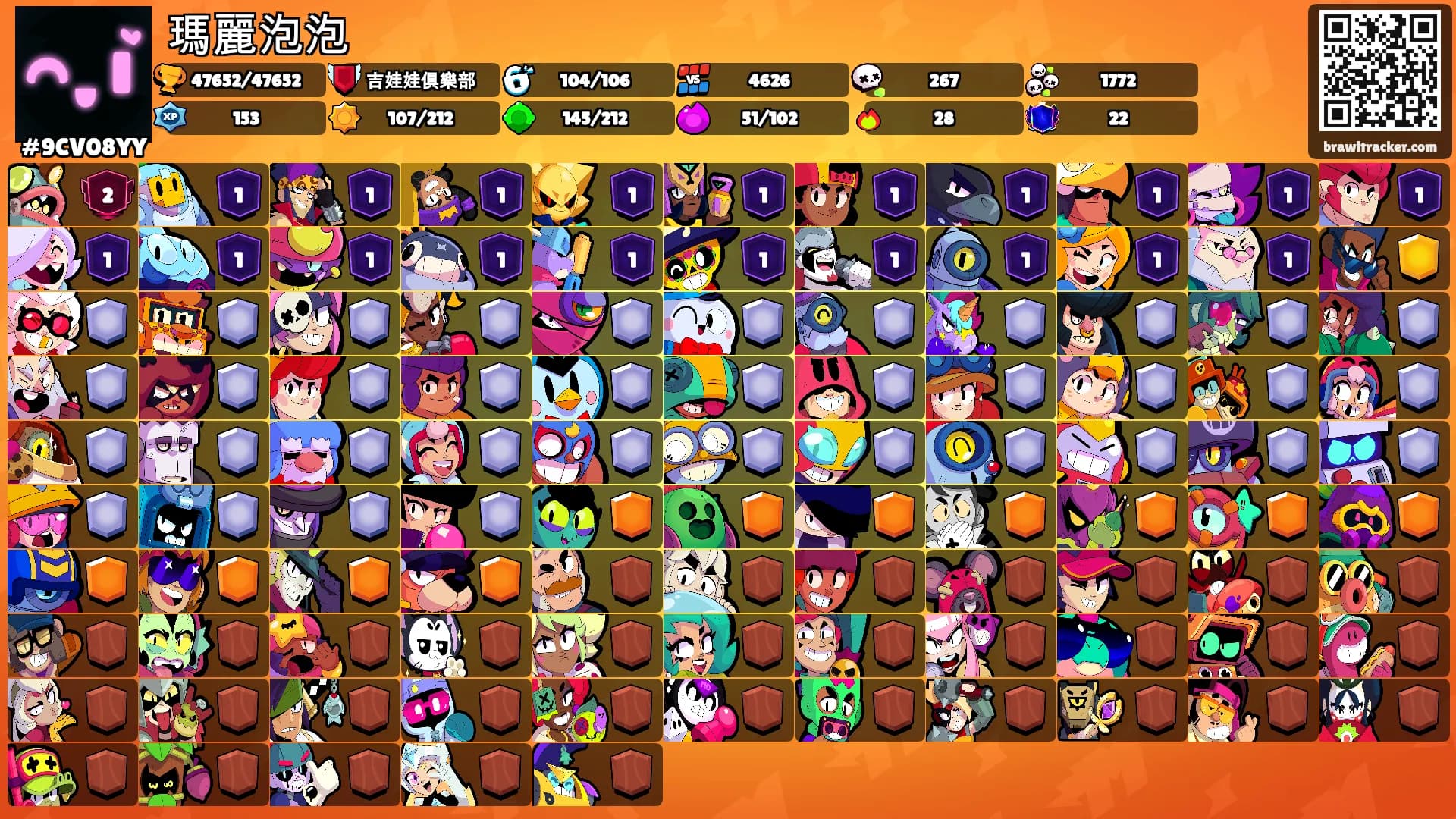 瑪麗泡泡's Ranks