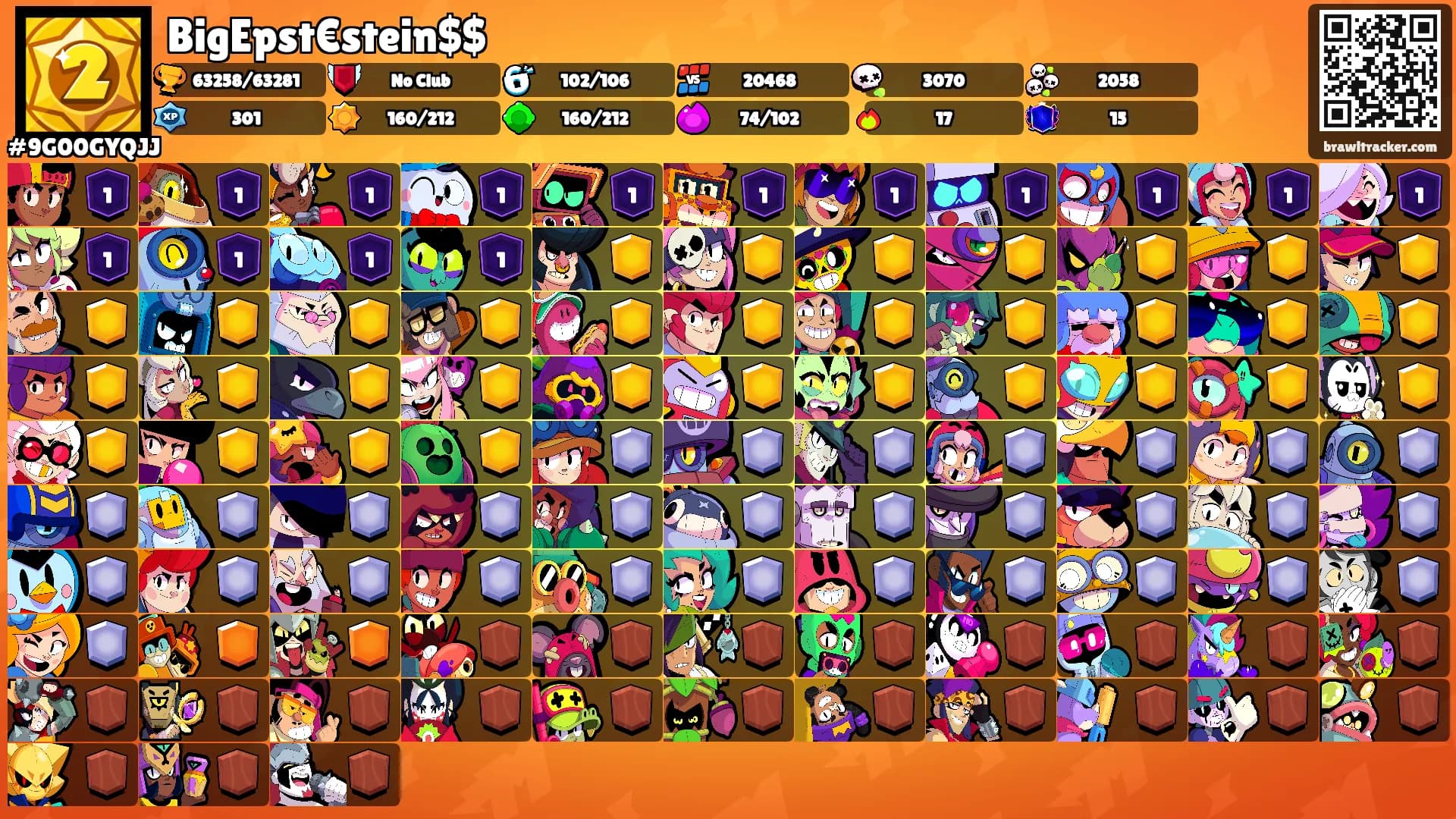 BigEpst€stein$$'s Ranks