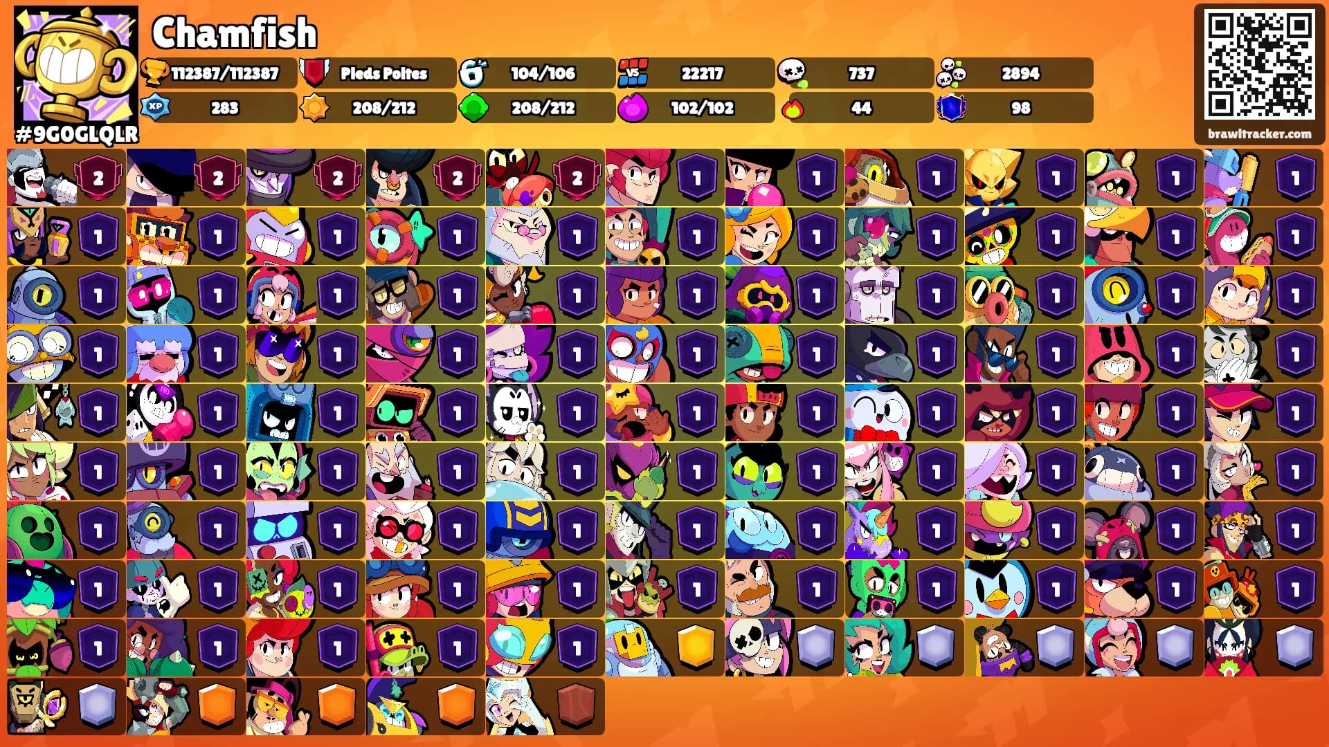 Chamfish's Ranks