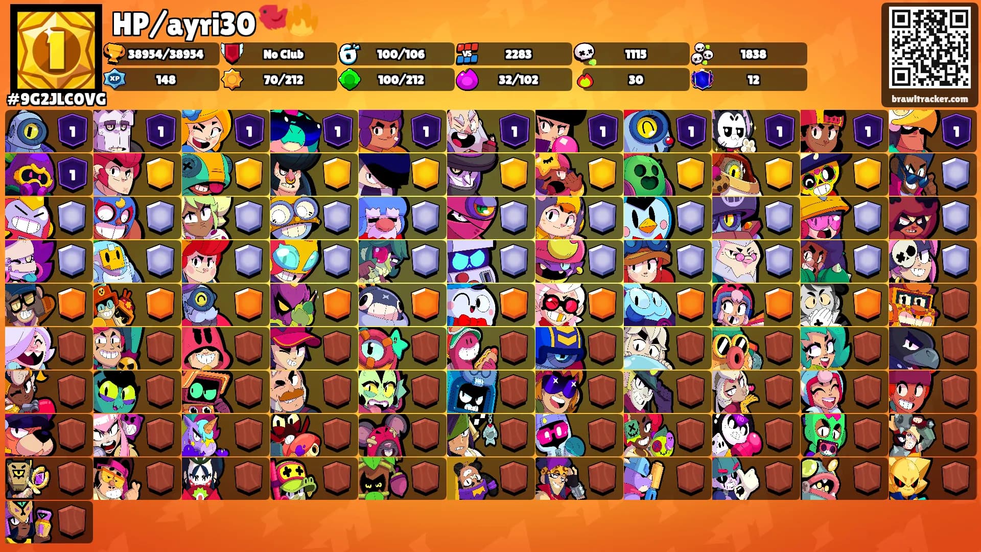 HP/ayri30🐦‍🔥's Ranks