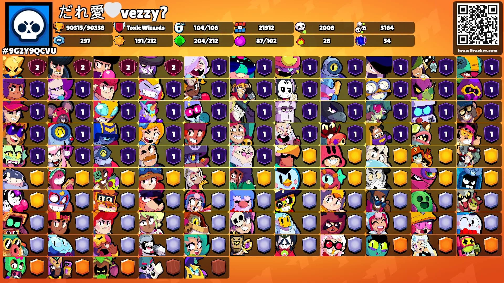 だれ愛🤍vezzy?'s Ranks