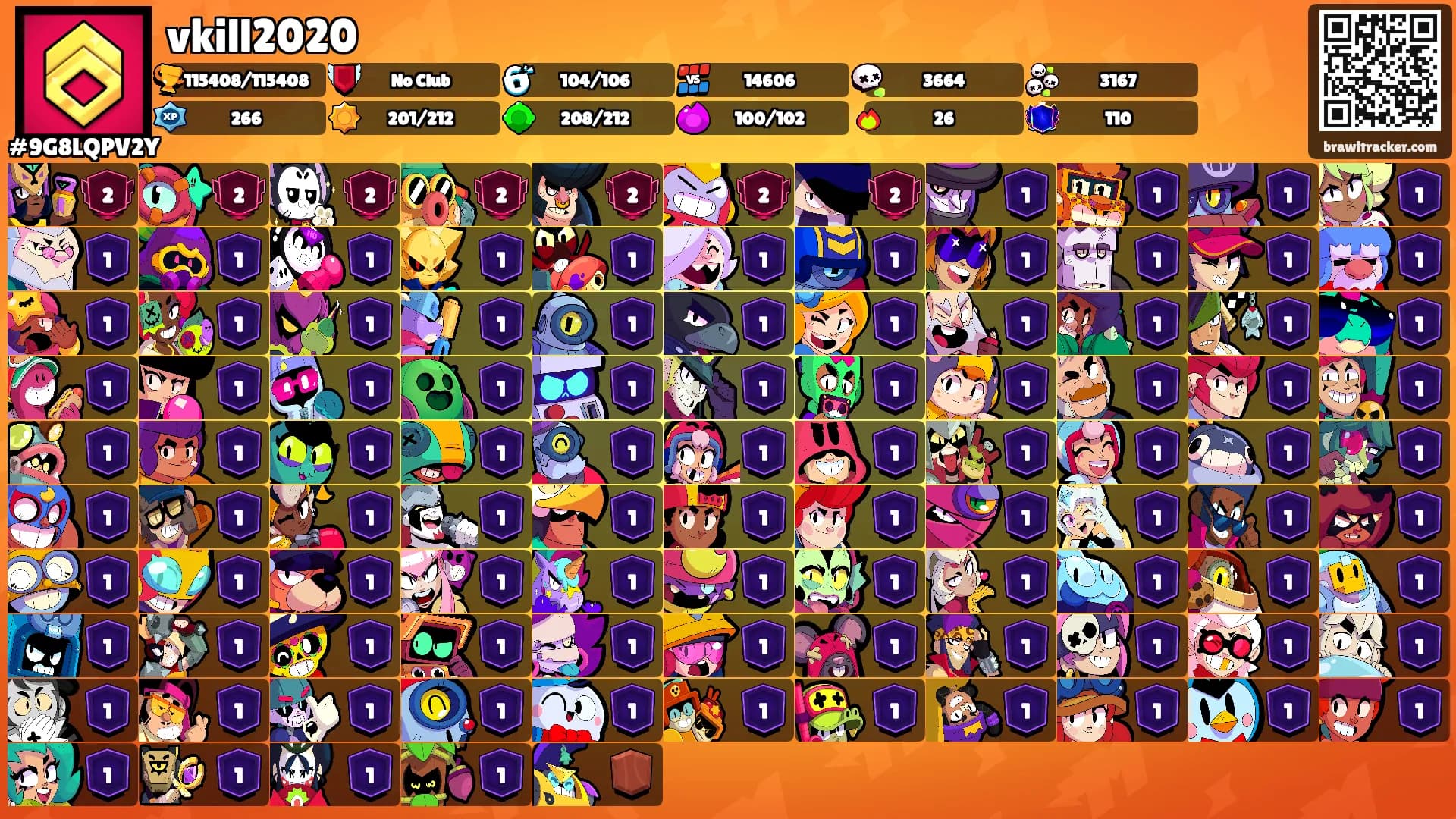 vkill2020's Ranks