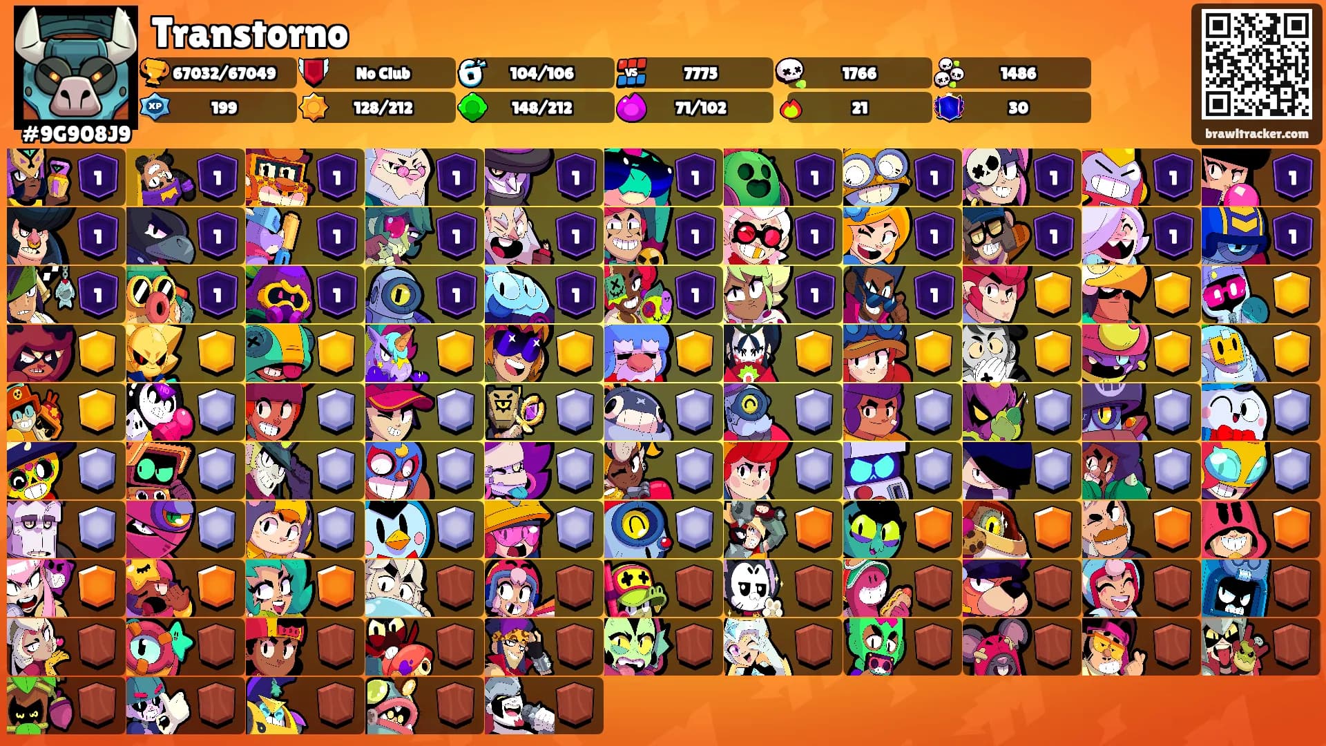 Transtorno's Ranks