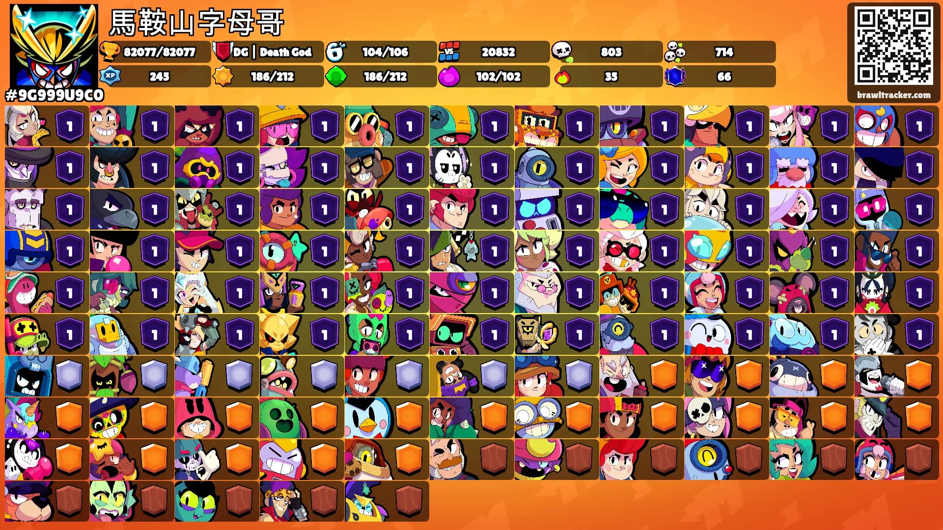 馬鞍山字母哥's Ranks