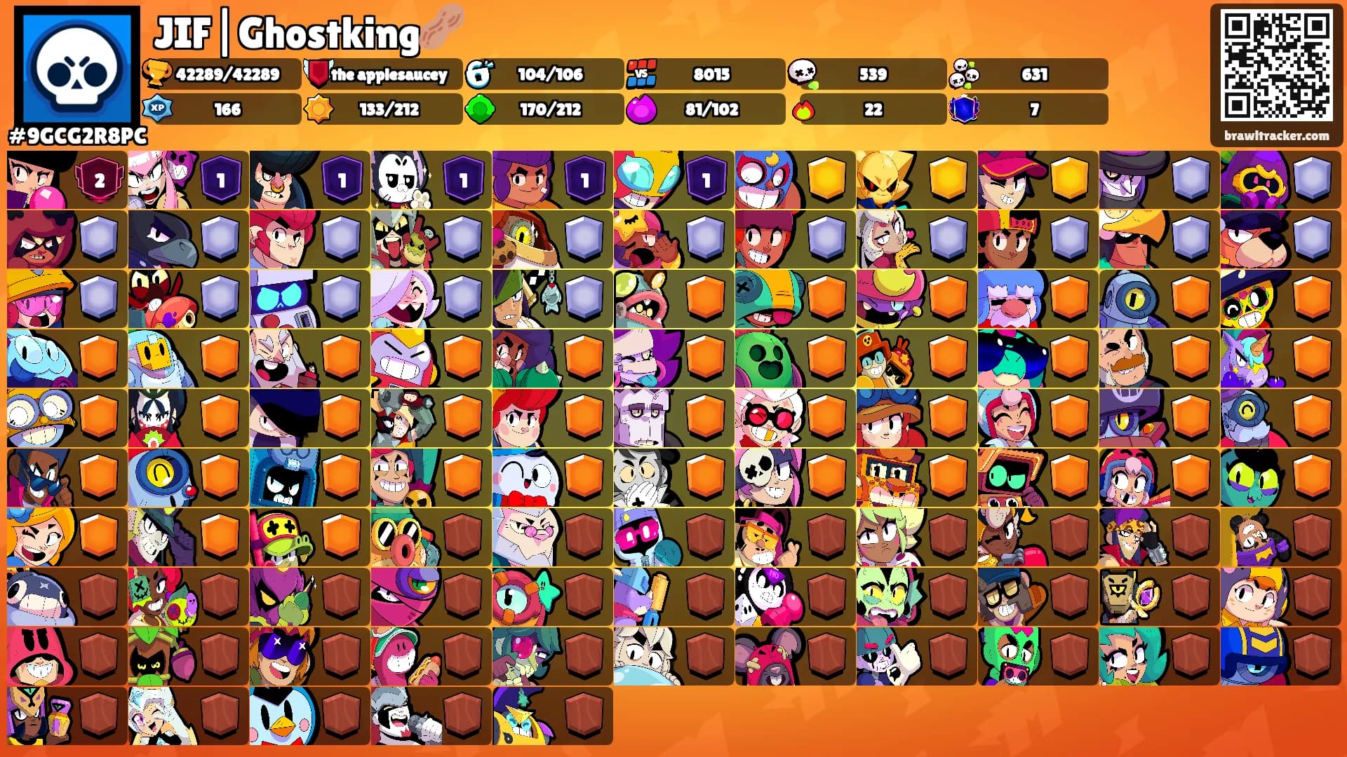 JIF|Ghostking🥜's Ranks
