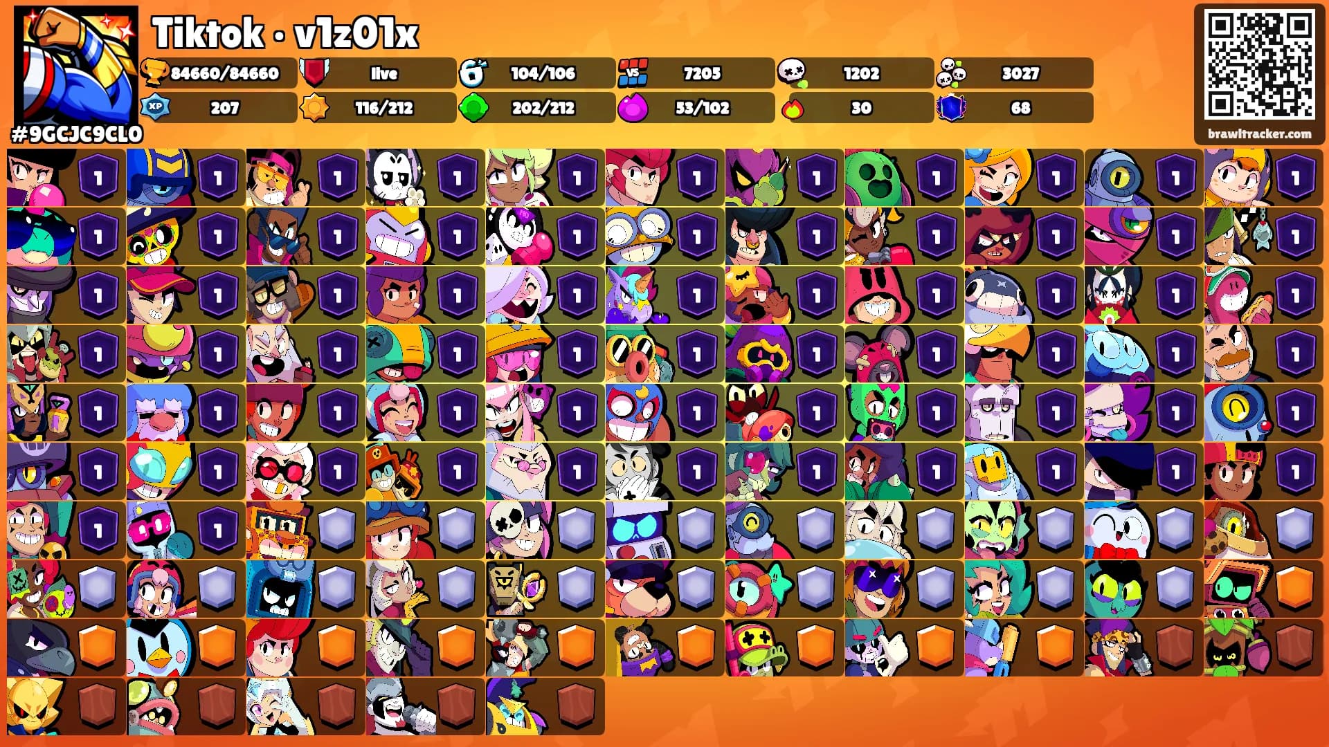 Tiktok • v1z01x's Ranks