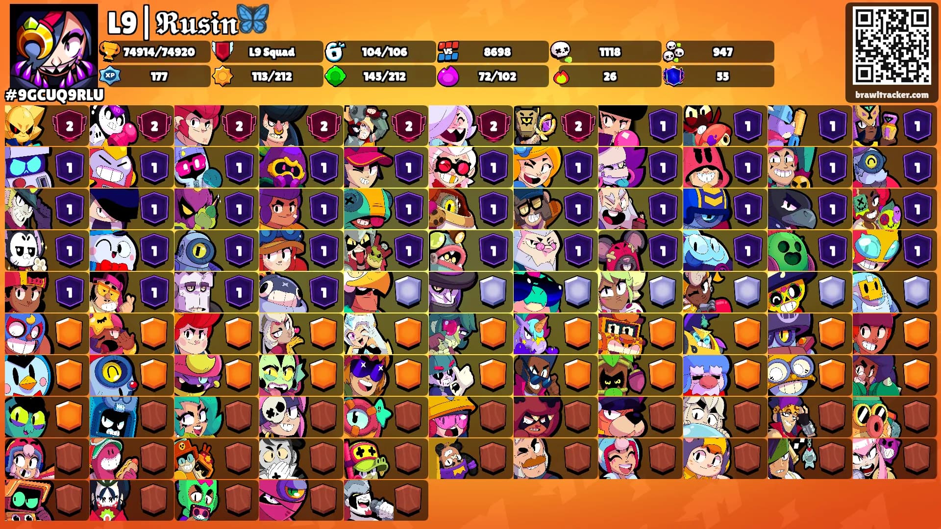 L9|𝕽𝖚𝖘𝖎𝖓🦋's Ranks