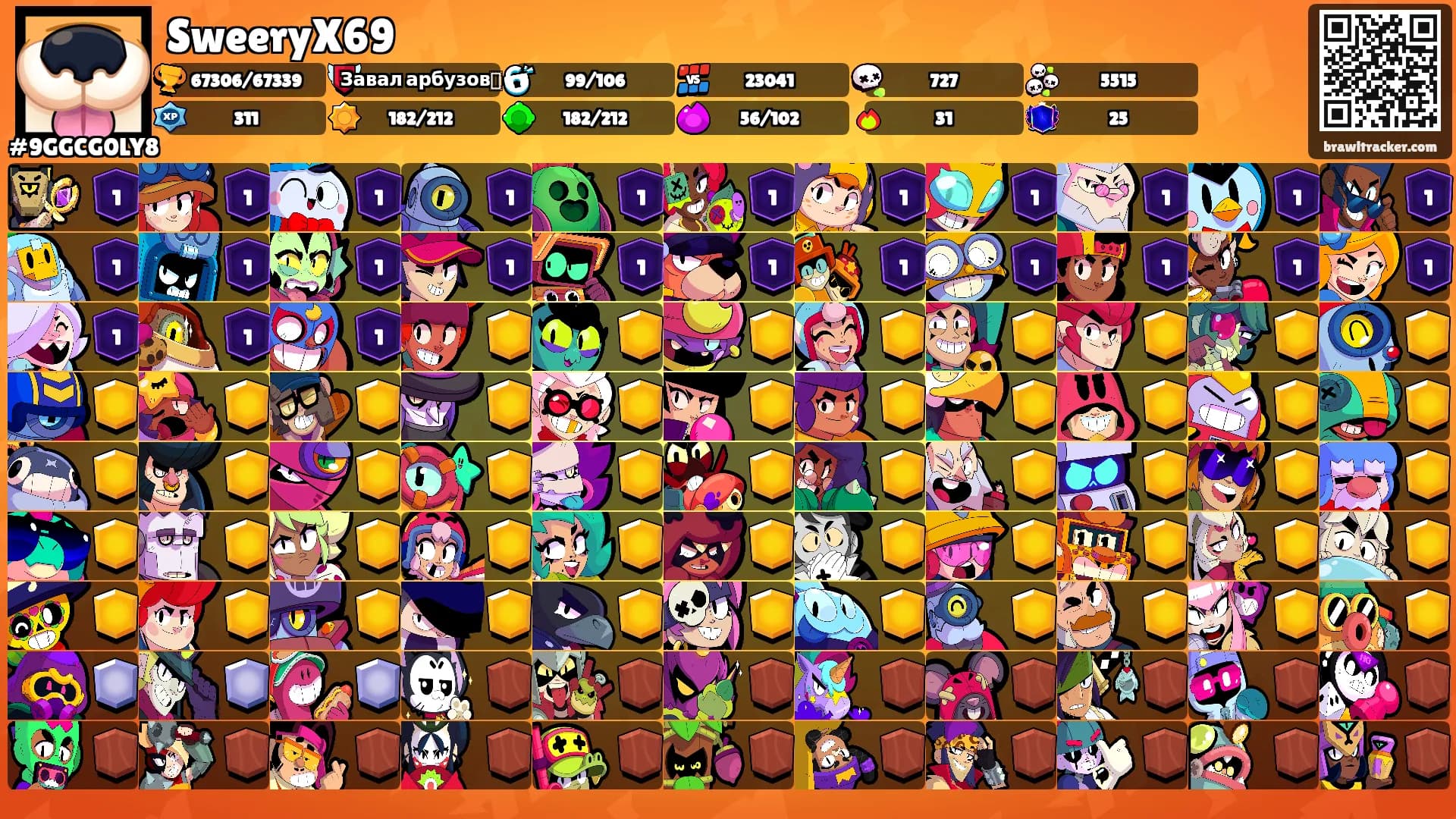 SweeryX69's Ranks