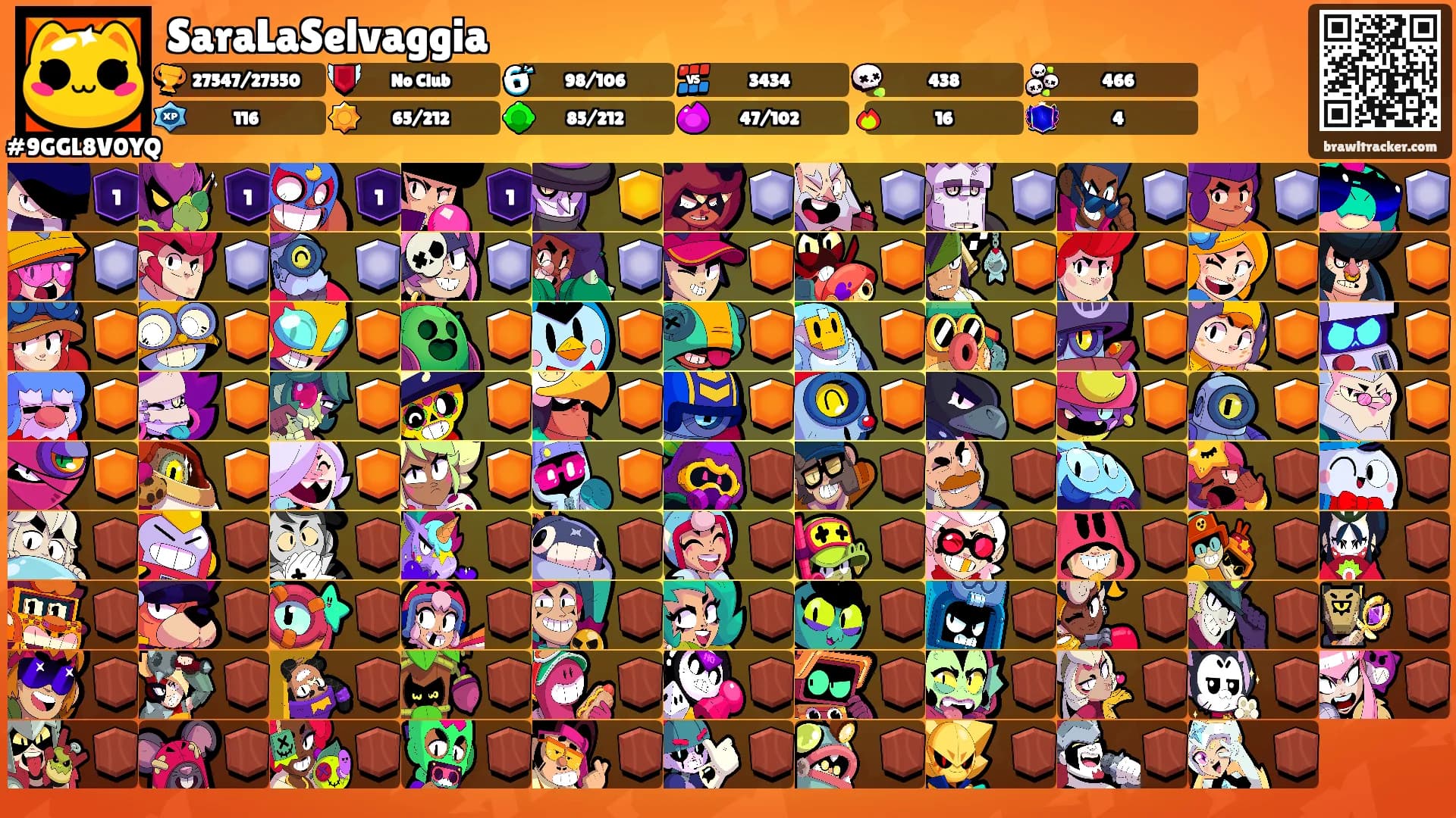 SaraLaSelvaggia's Ranks