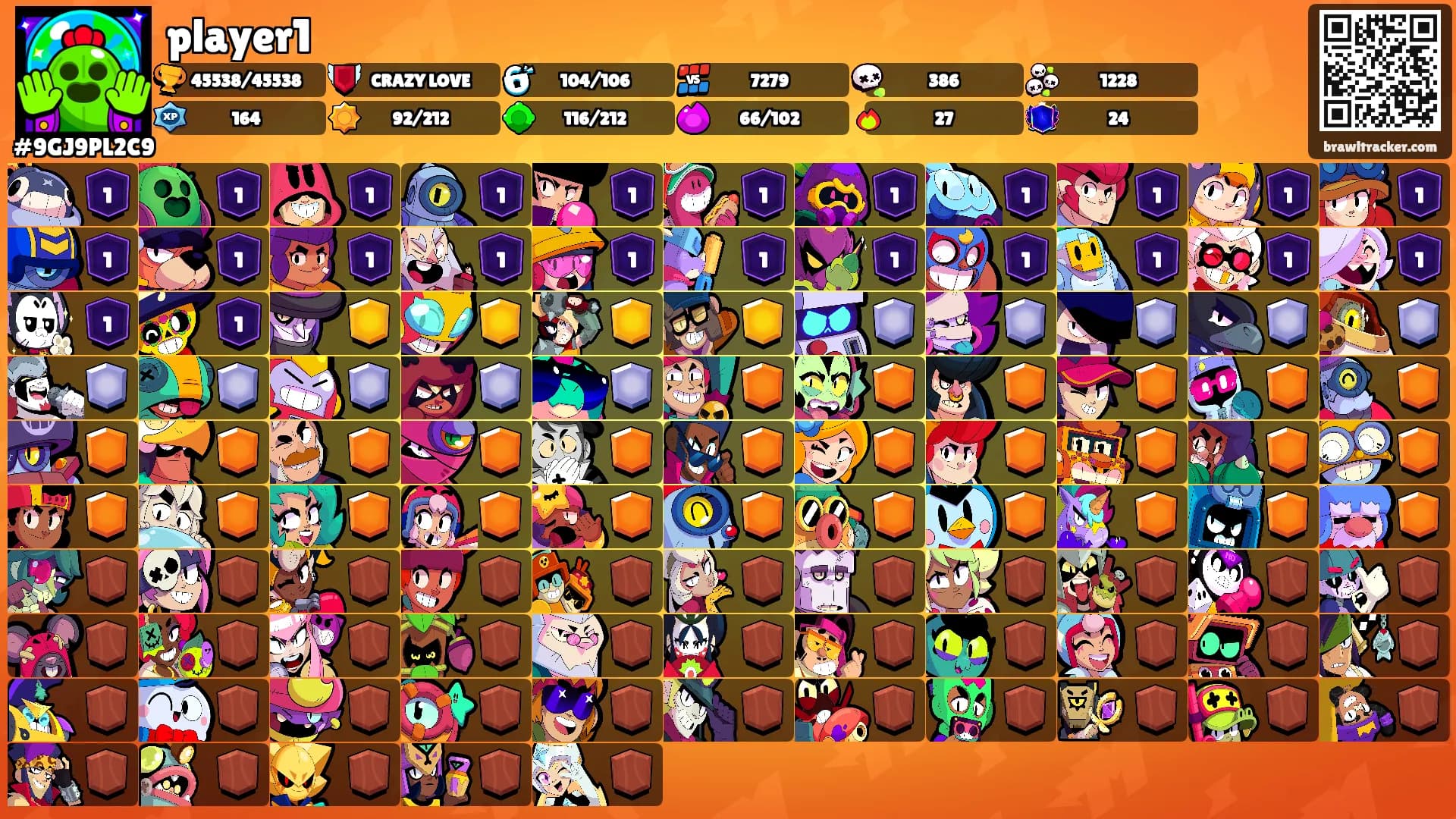 player1's Ranks