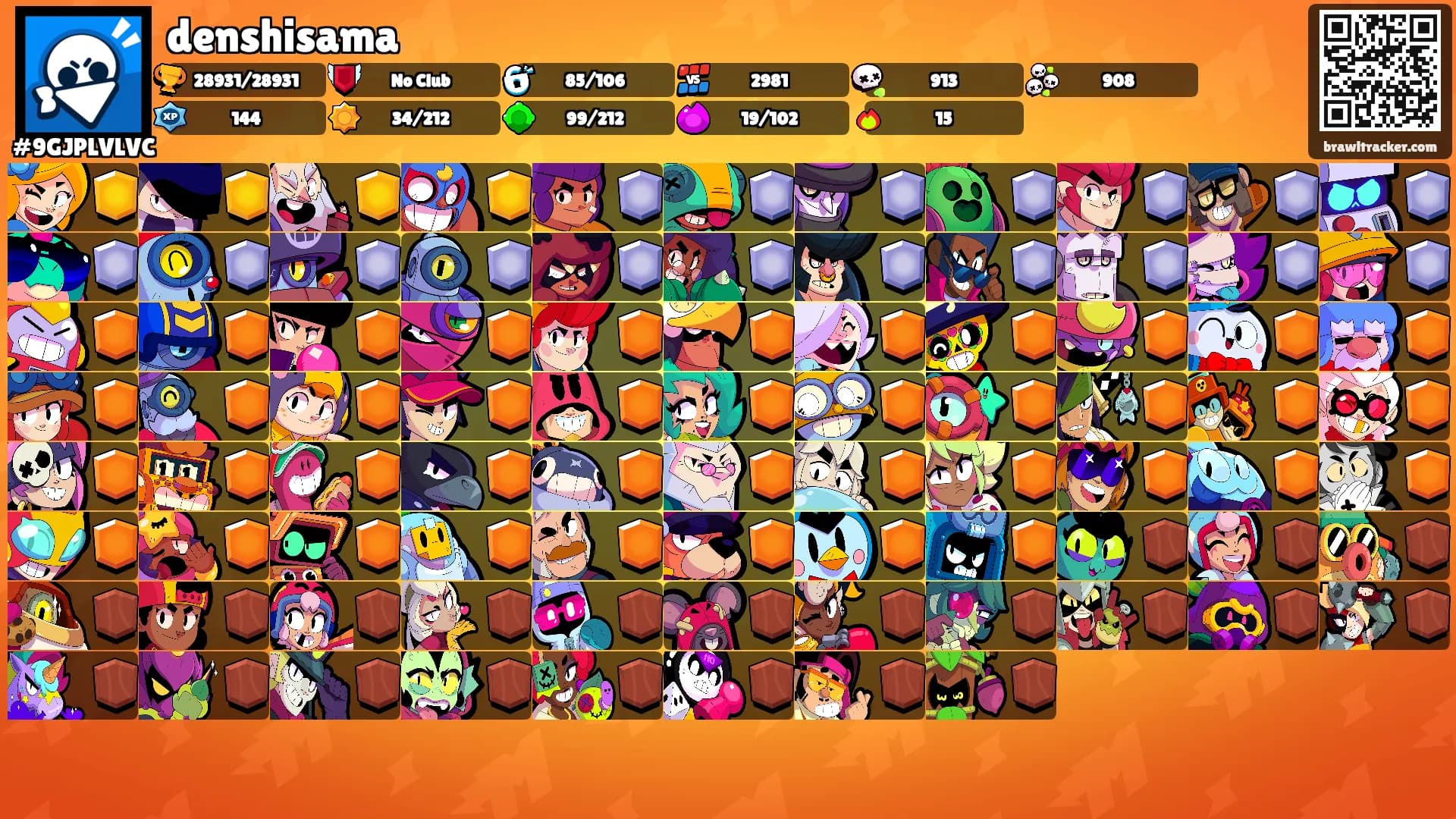 denshisama's Ranks