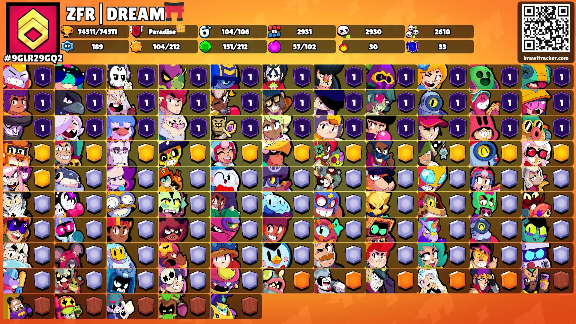 ZFR|DREAM⛩️'s Ranks