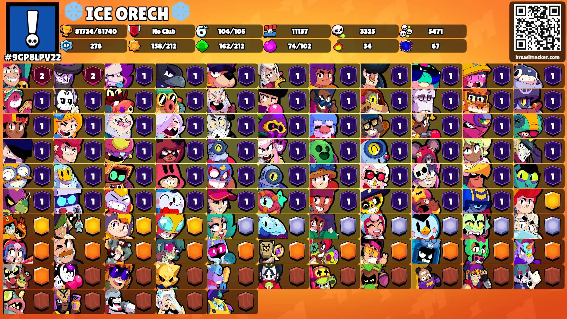 ❄️ ICE ORECH ❄️'s Ranks