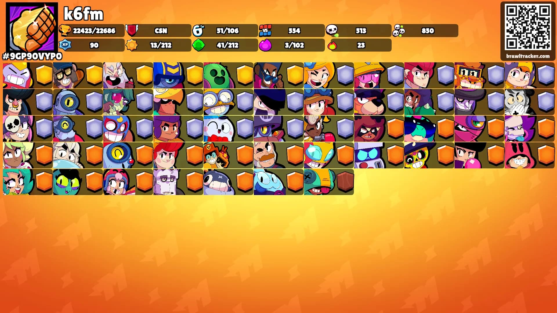 k6fm's Ranks