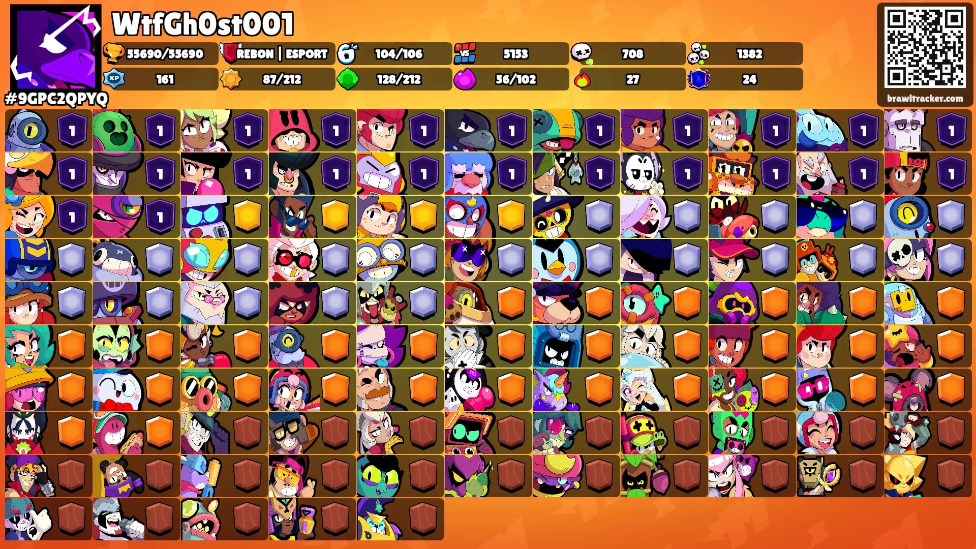 WtfGh0st001's Ranks