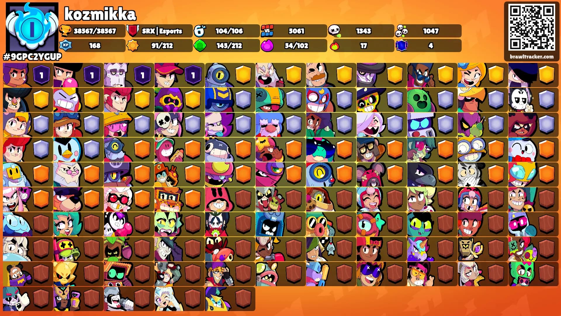 kozmikka's Ranks