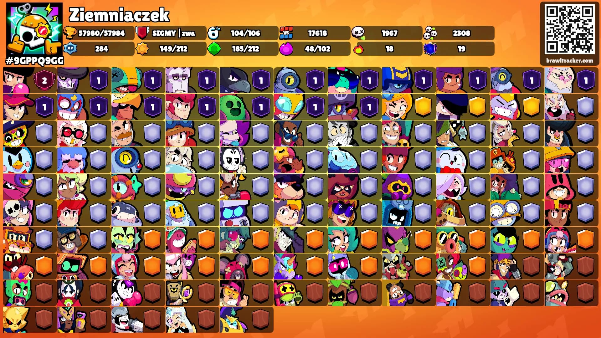 Ziemniaczek's Ranks