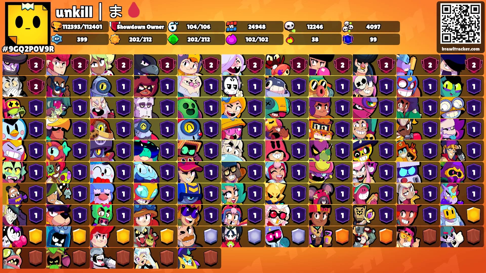 unkill | ま 🩸's Ranks