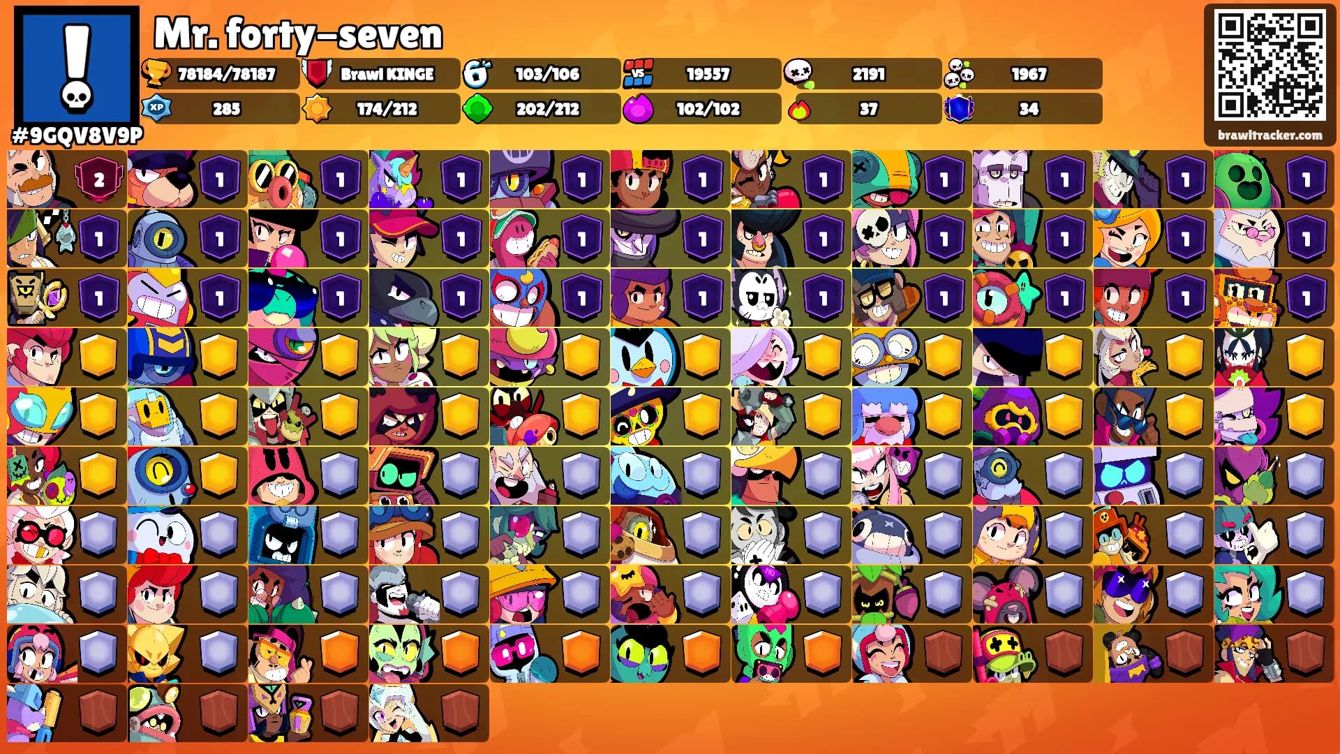 Mr. forty-seven's Ranks