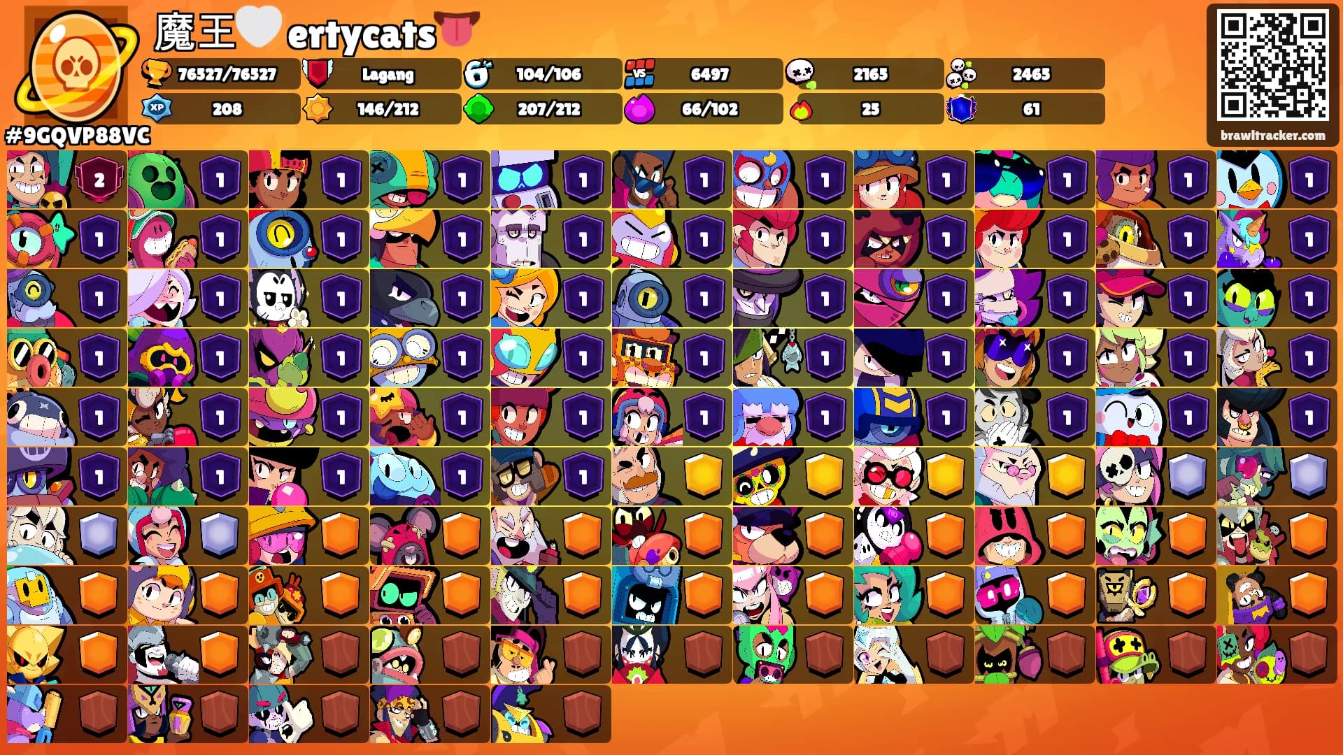 魔王🤍 ertycats👅's Ranks