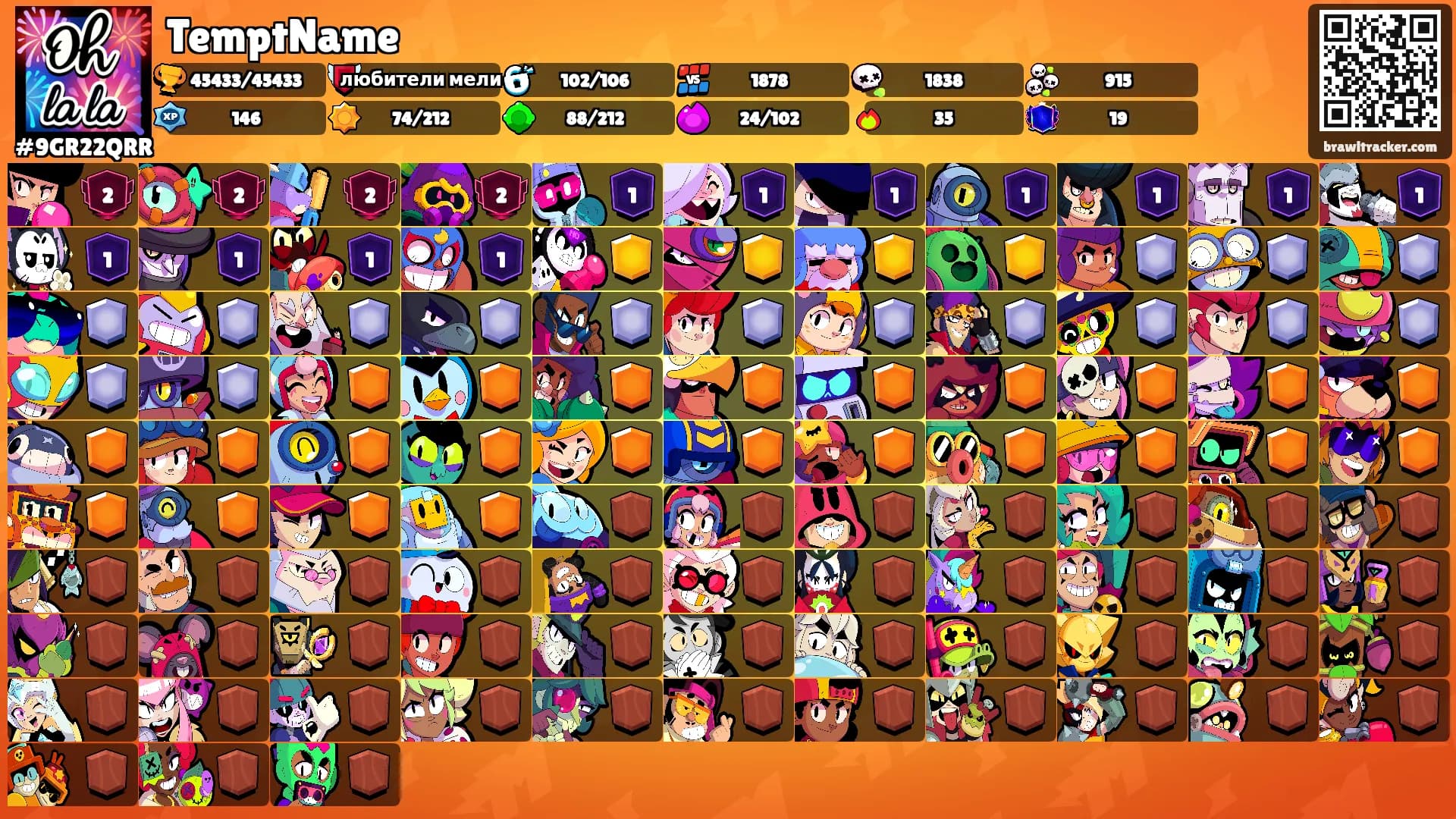 TemptName's Ranks