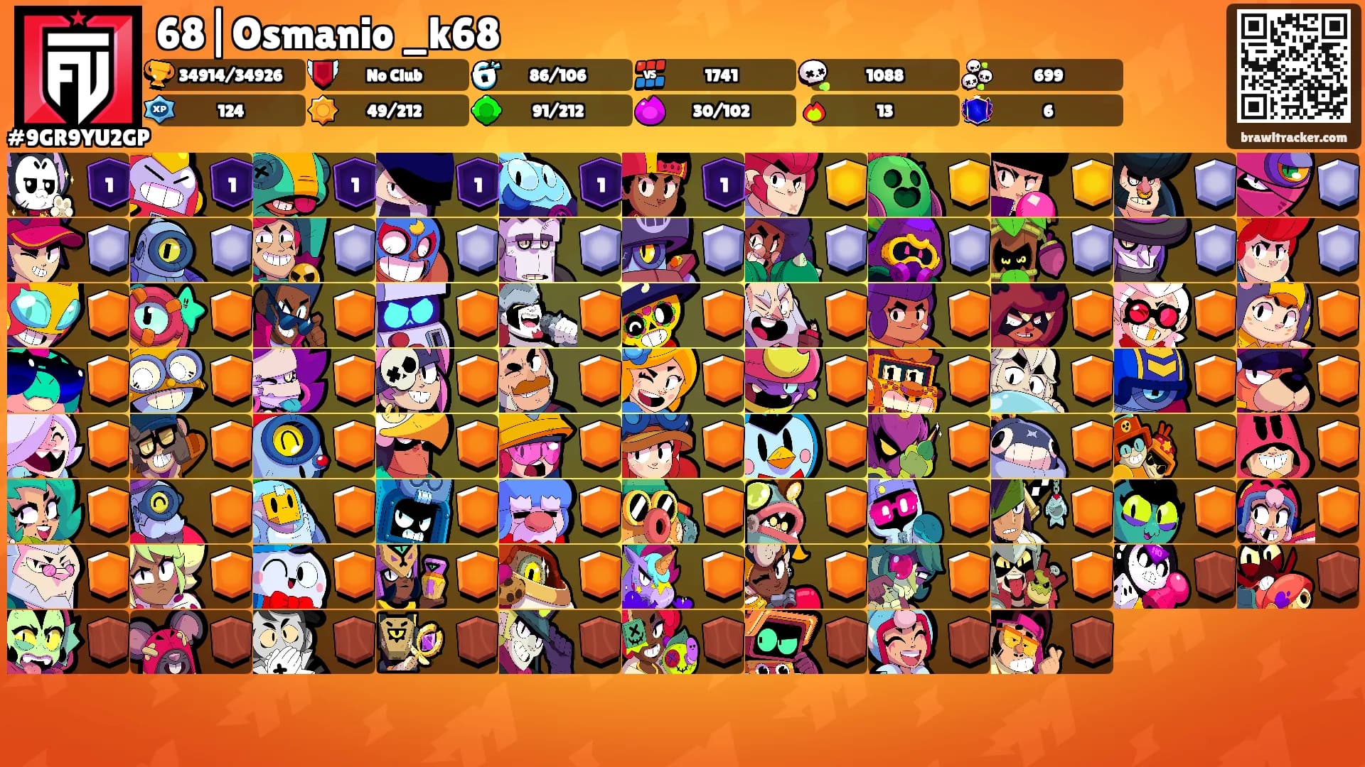 68|Osmanio _k68's Ranks