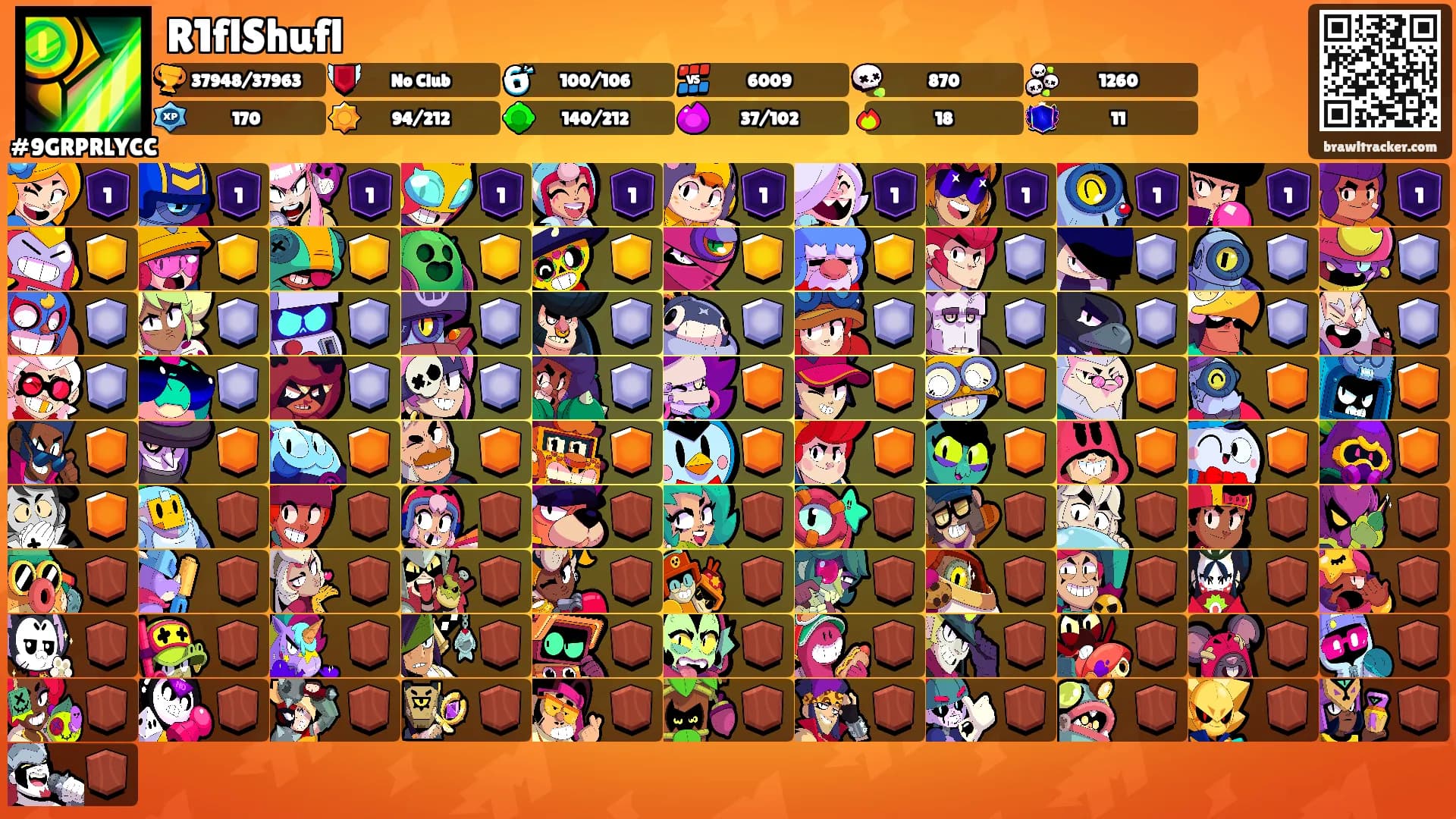 R1flShufl's Ranks